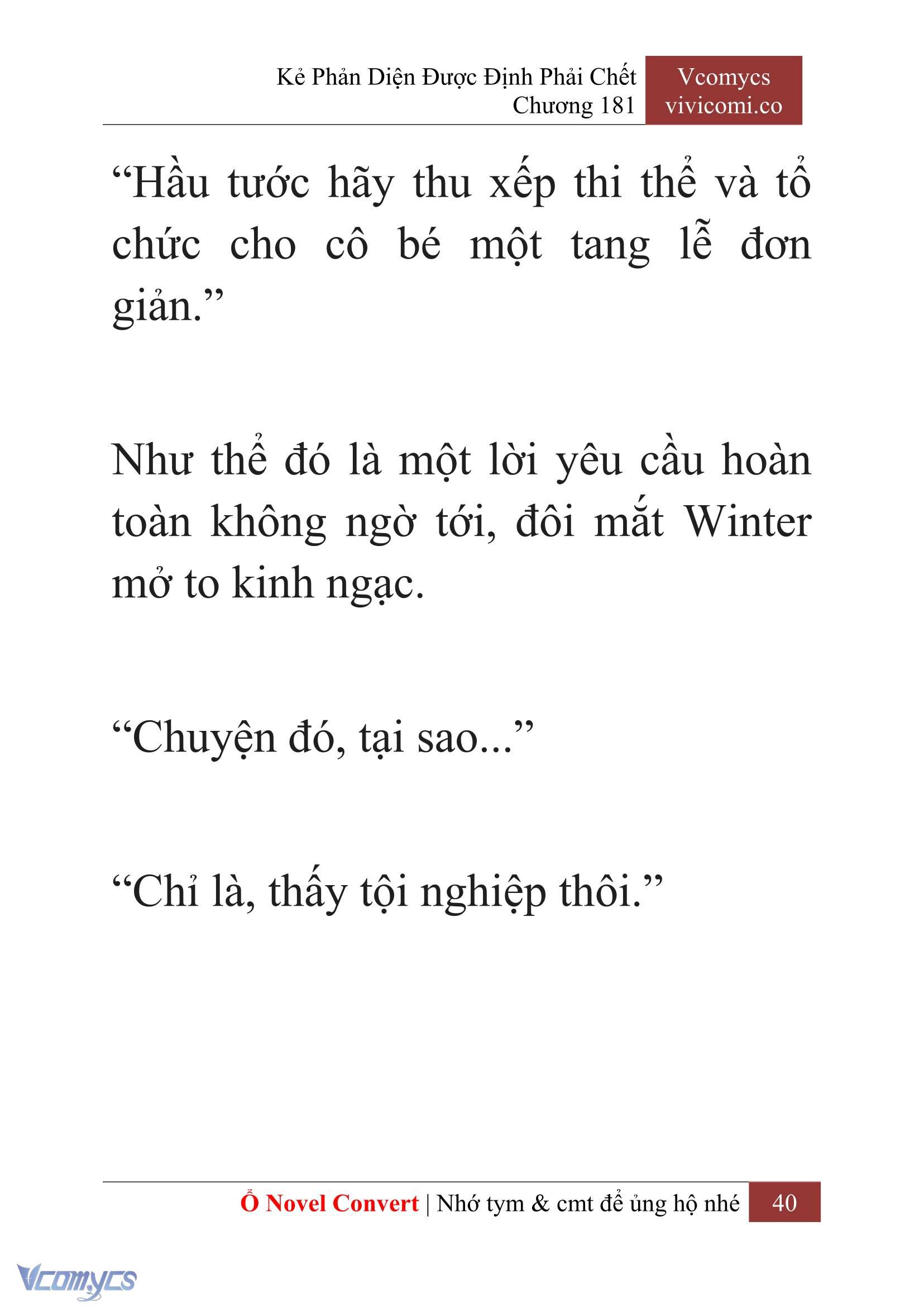 [Novel] Kẻ Phản Diện Được Định Phải Chết Chap 181 - Trang 2