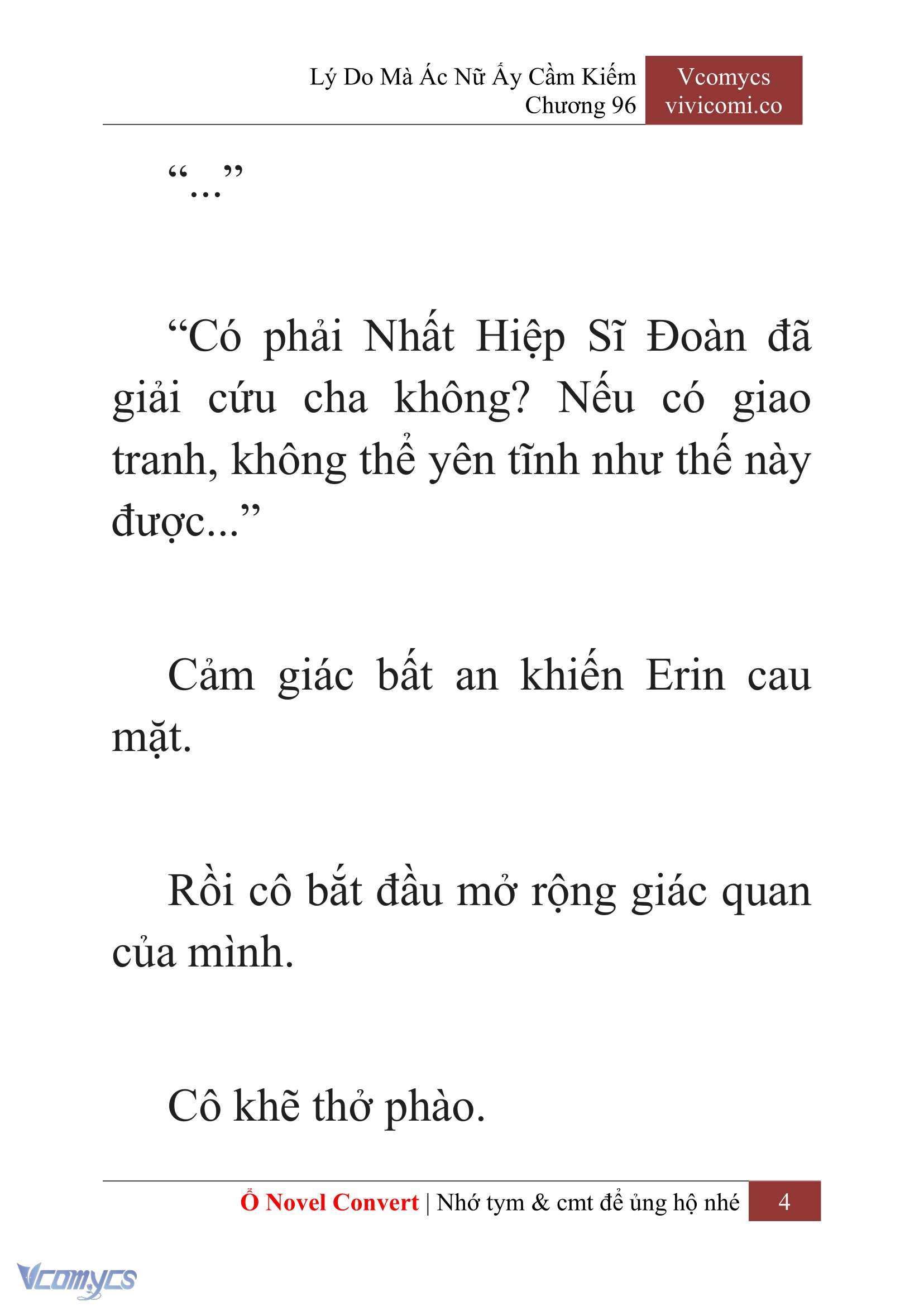 [Novel] Lý Do Mà Ác Nữ Ấy Cầm Kiếm Chap 96 - Next Chap 97