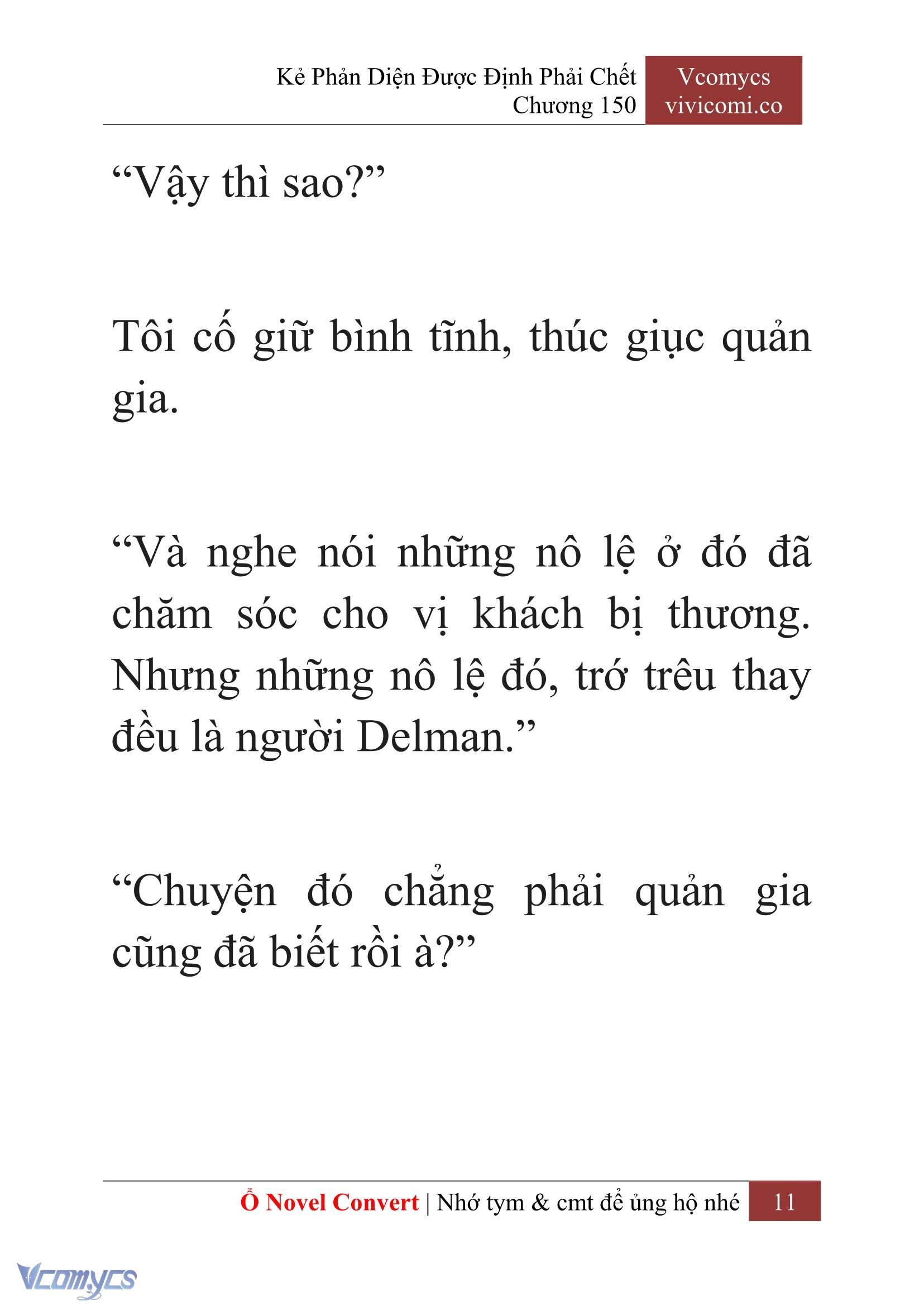 [Novel] Kẻ Phản Diện Được Định Phải Chết Chap 150 - Trang 2