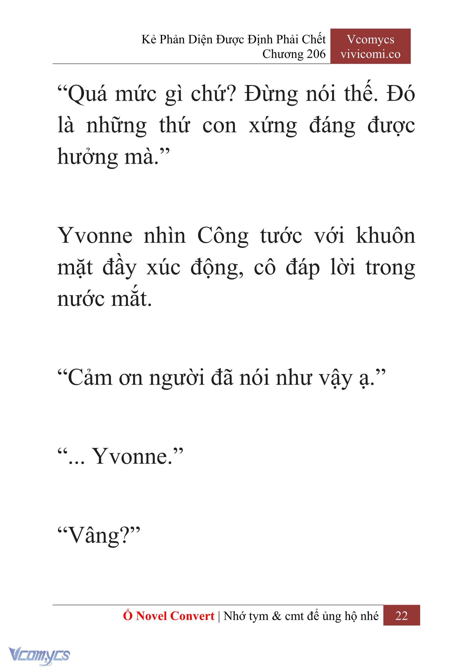 [Novel] Kẻ Phản Diện Được Định Phải Chết Chap 206 - Next Chap 207