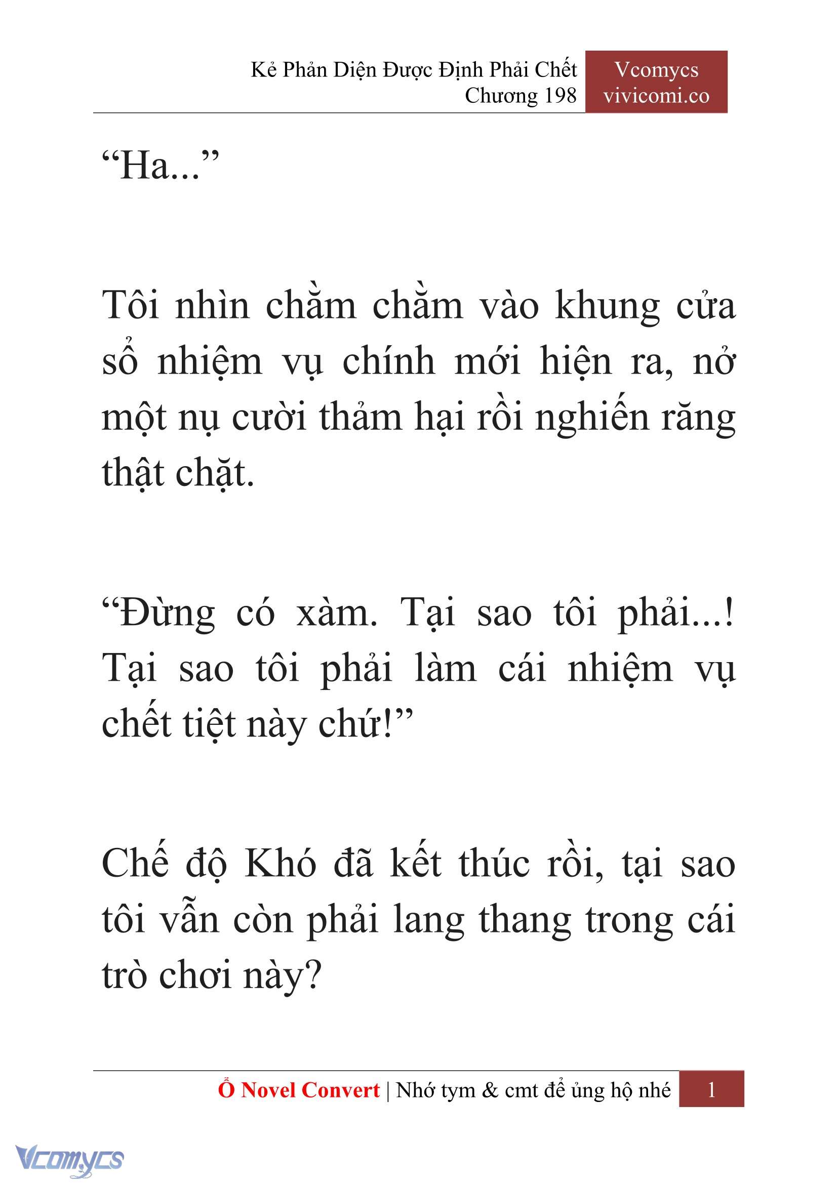 [Novel] Kẻ Phản Diện Được Định Phải Chết Chap 198 - Trang 2