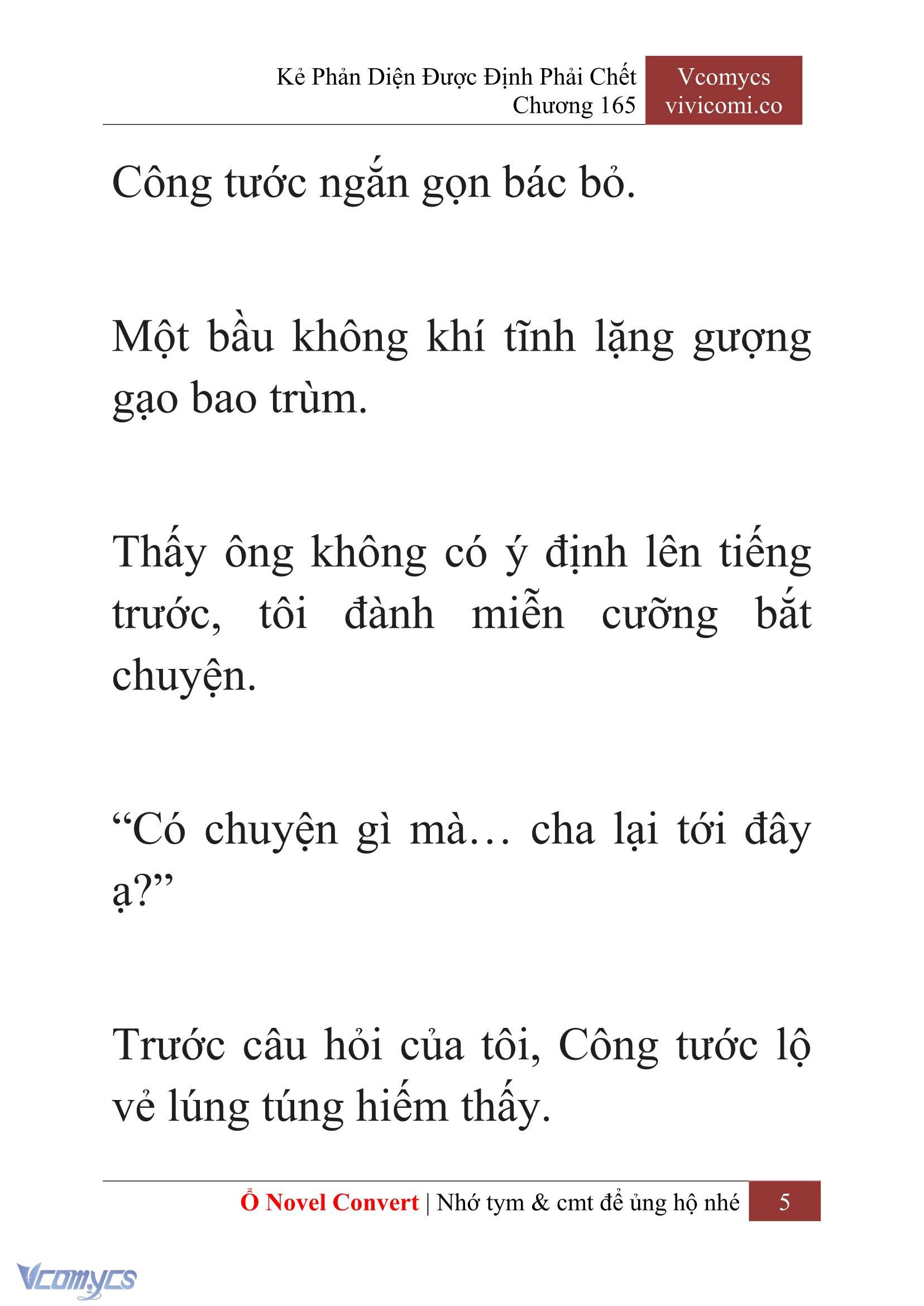 [Novel] Kẻ Phản Diện Được Định Phải Chết Chap 165 - Trang 2