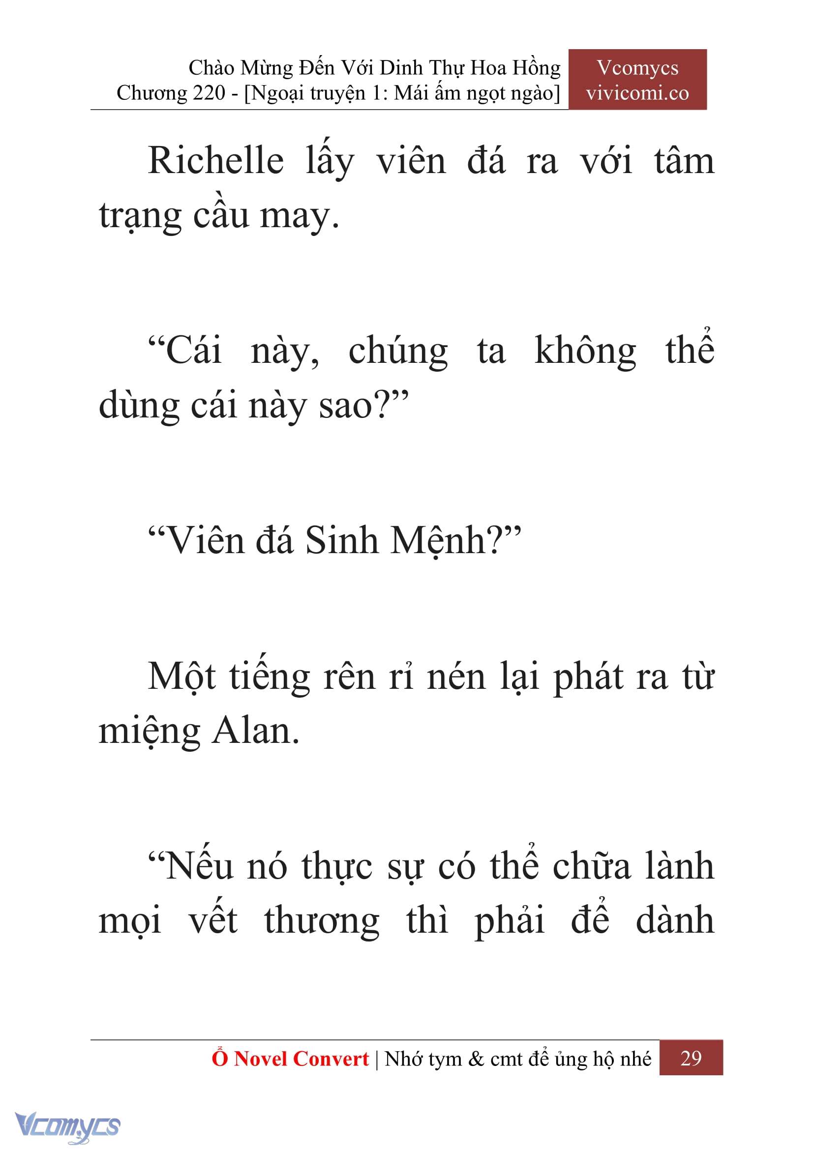 [Novel] Chào Mừng Đến Với Dinh Thự Hoa Hồng Chap 220 - Trang 2