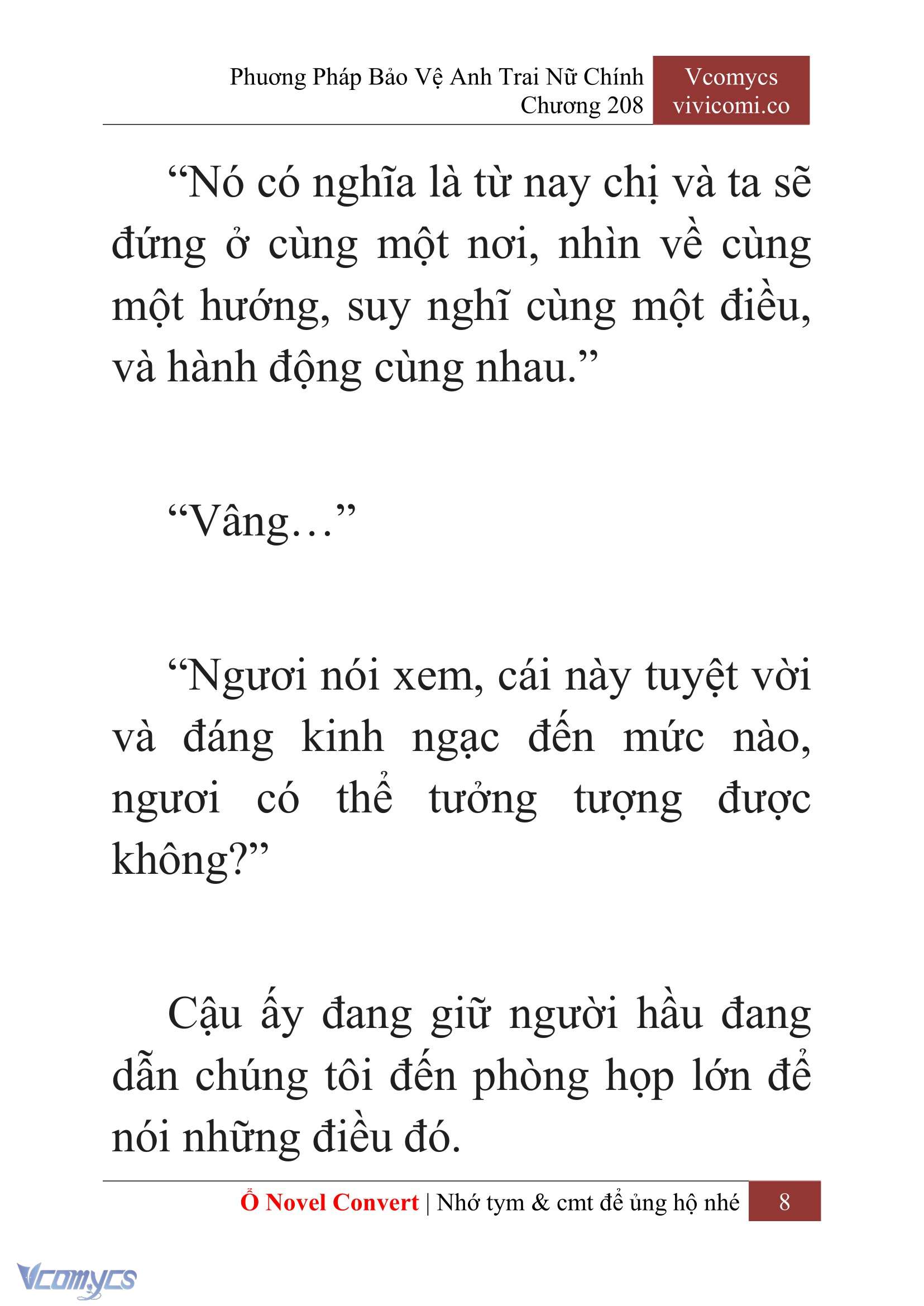 [Novel] Phương Pháp Bảo Vệ Anh Trai Nữ Chính Chap 208 - Trang 2