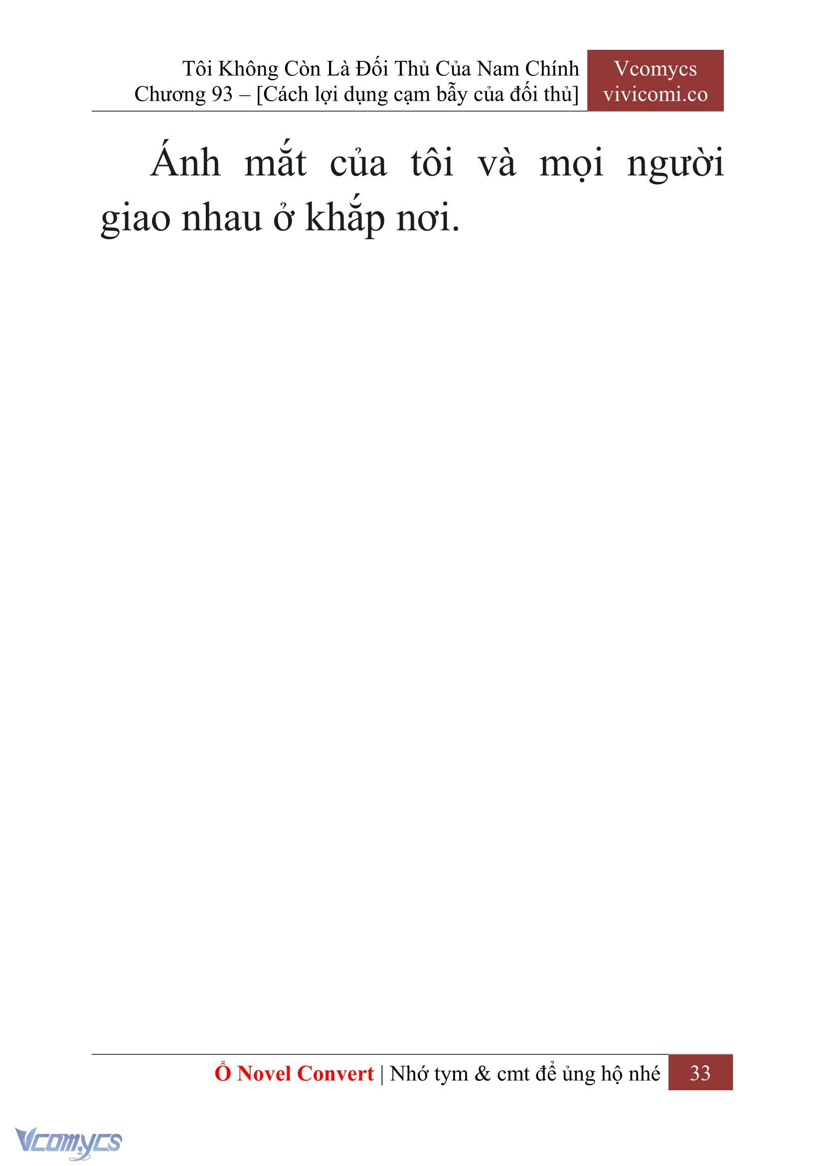 [Novel] Tôi Không Còn Là Đối Thủ Của Nam Chính Chap 93 - Trang 2