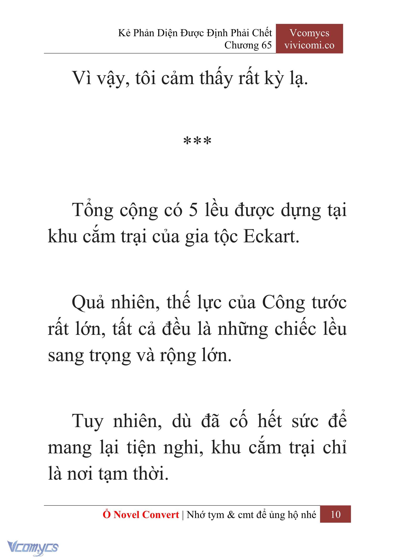 [Novel] Kẻ Phản Diện Được Định Phải Chết Chap 65 - Trang 2