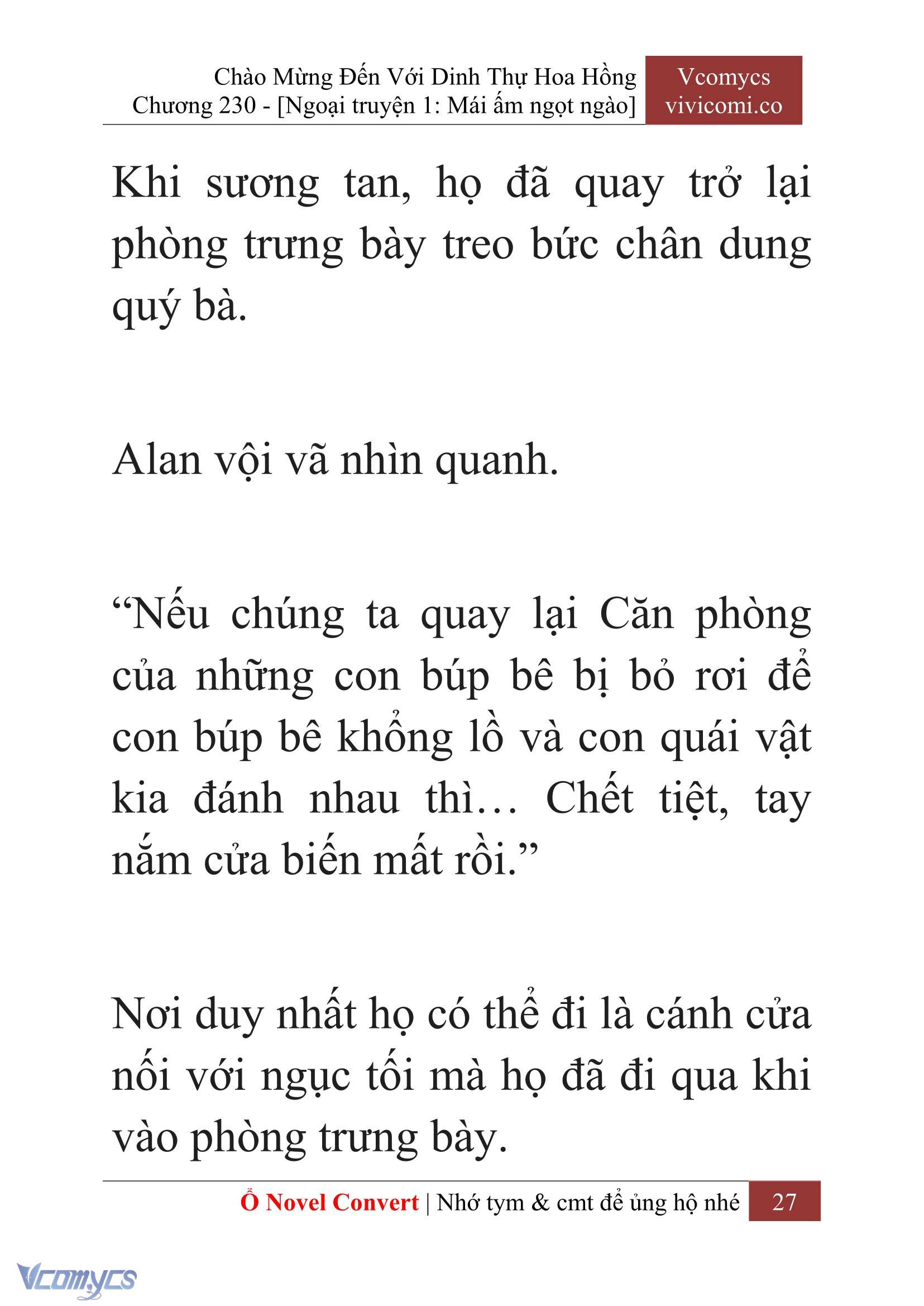 [Novel] Chào Mừng Đến Với Dinh Thự Hoa Hồng Chap 230 - Trang 2