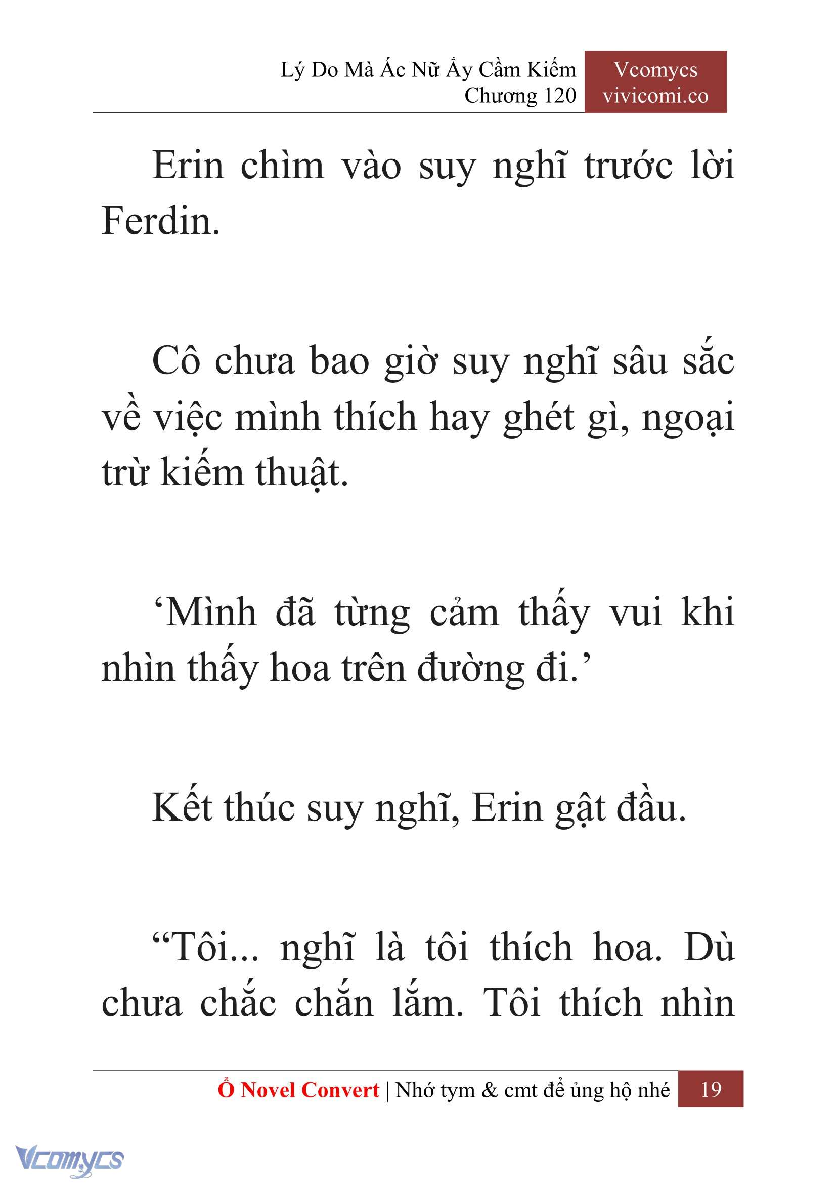 [Novel] Lý Do Mà Ác Nữ Ấy Cầm Kiếm Chap 120 - Trang 2