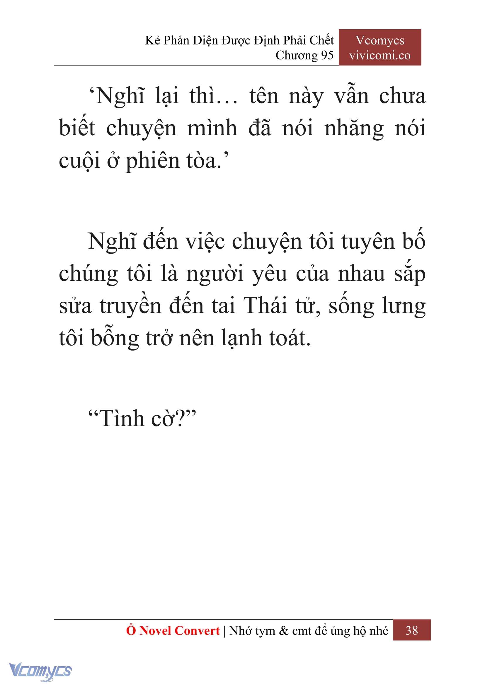 [Novel] Kẻ Phản Diện Được Định Phải Chết Chap 95 - Next Chap 96