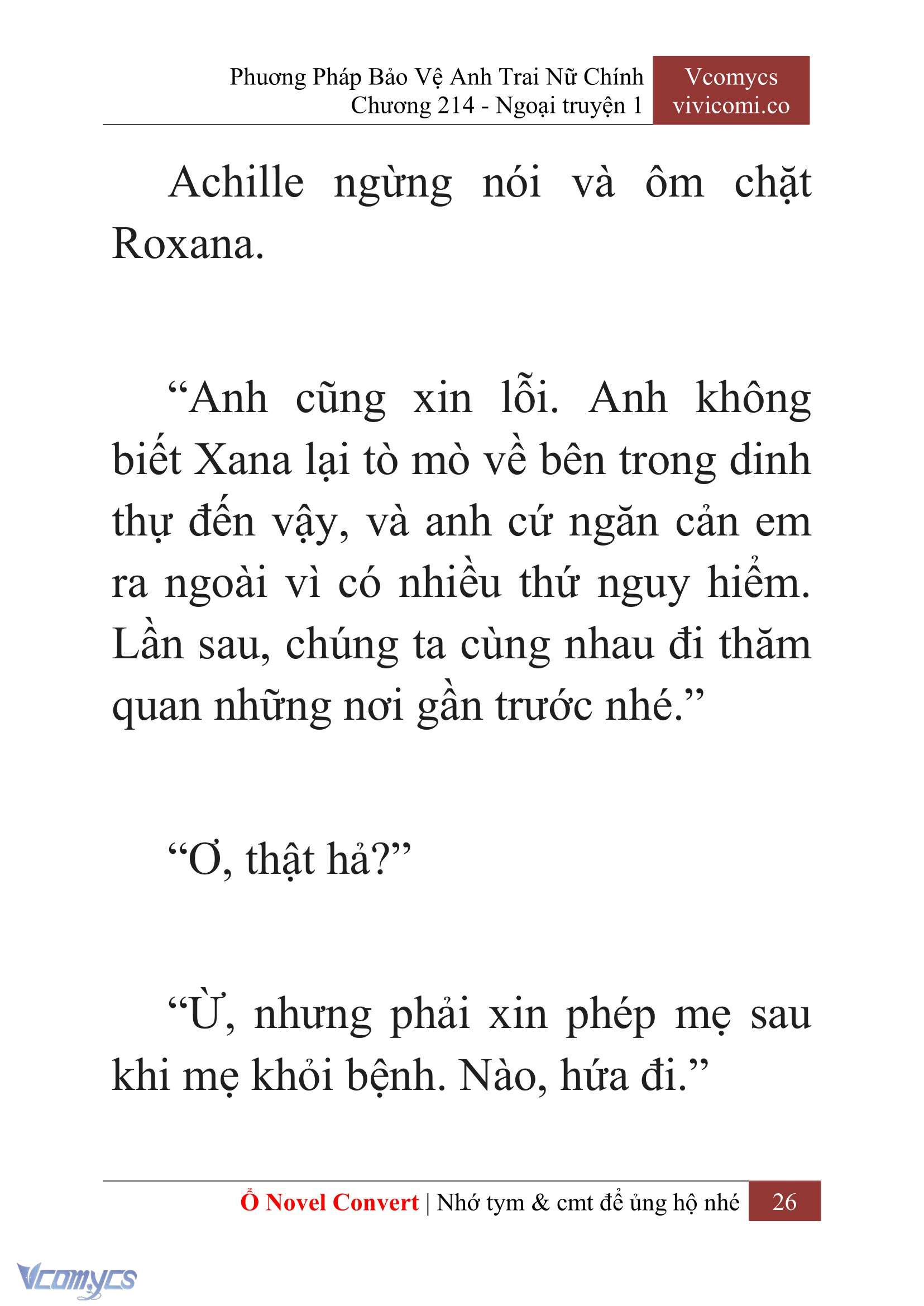 [Novel] Phương Pháp Bảo Vệ Anh Trai Nữ Chính Chap 214 - Trang 2