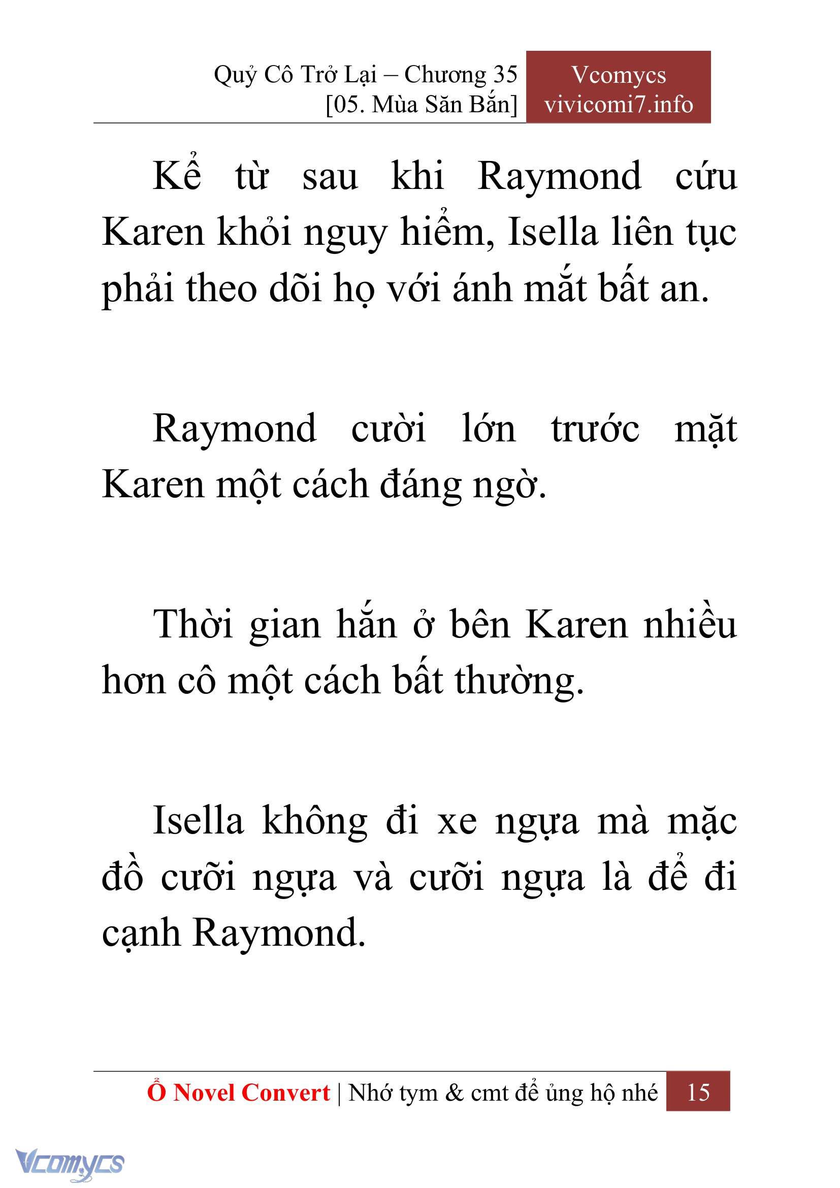 [Novel] Quý Cô Trở Lại Chap 35 - Trang 2