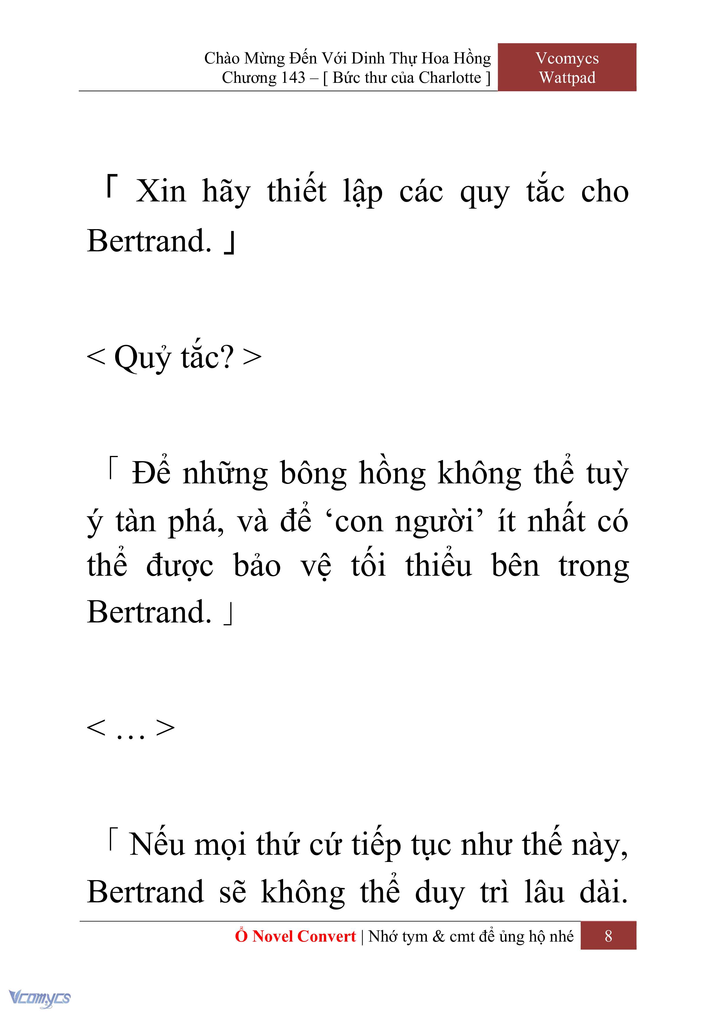 [Novel] Chào Mừng Đến Với Dinh Thự Hoa Hồng Chap 143 - Trang 2