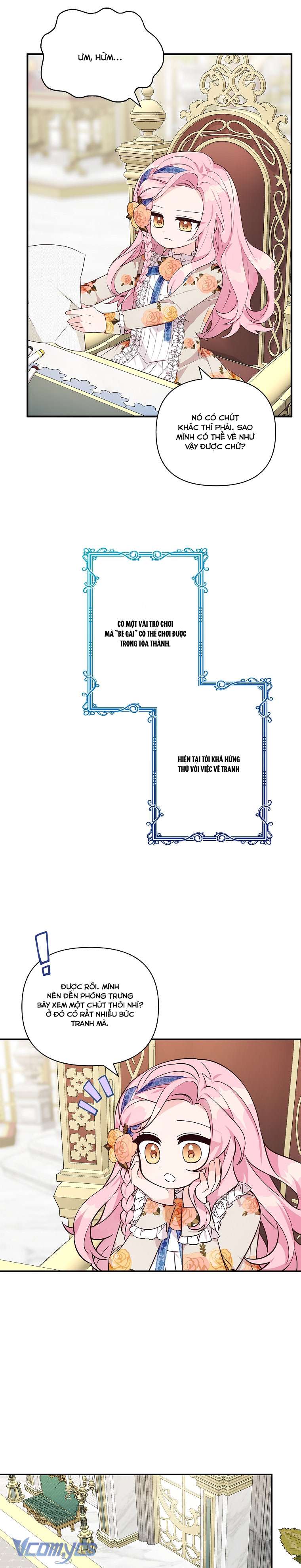 Tôi đã trở thành con gái út của công tước phản diện Chapter 8 - Trang 3