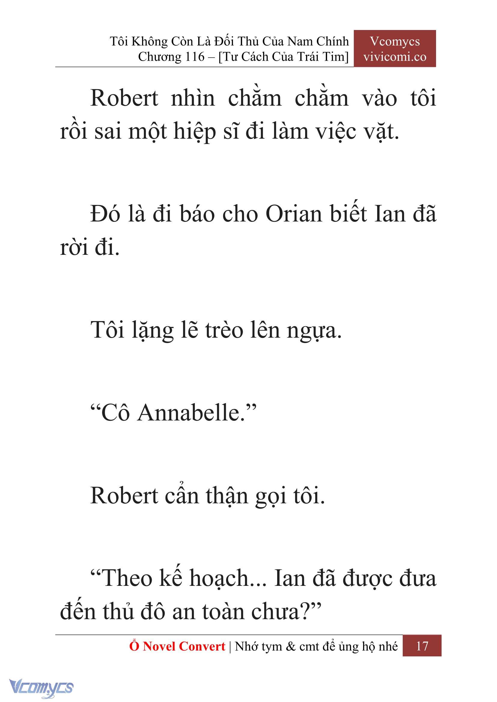[Novel] Tôi Không Còn Là Đối Thủ Của Nam Chính Chap 116 - Trang 2