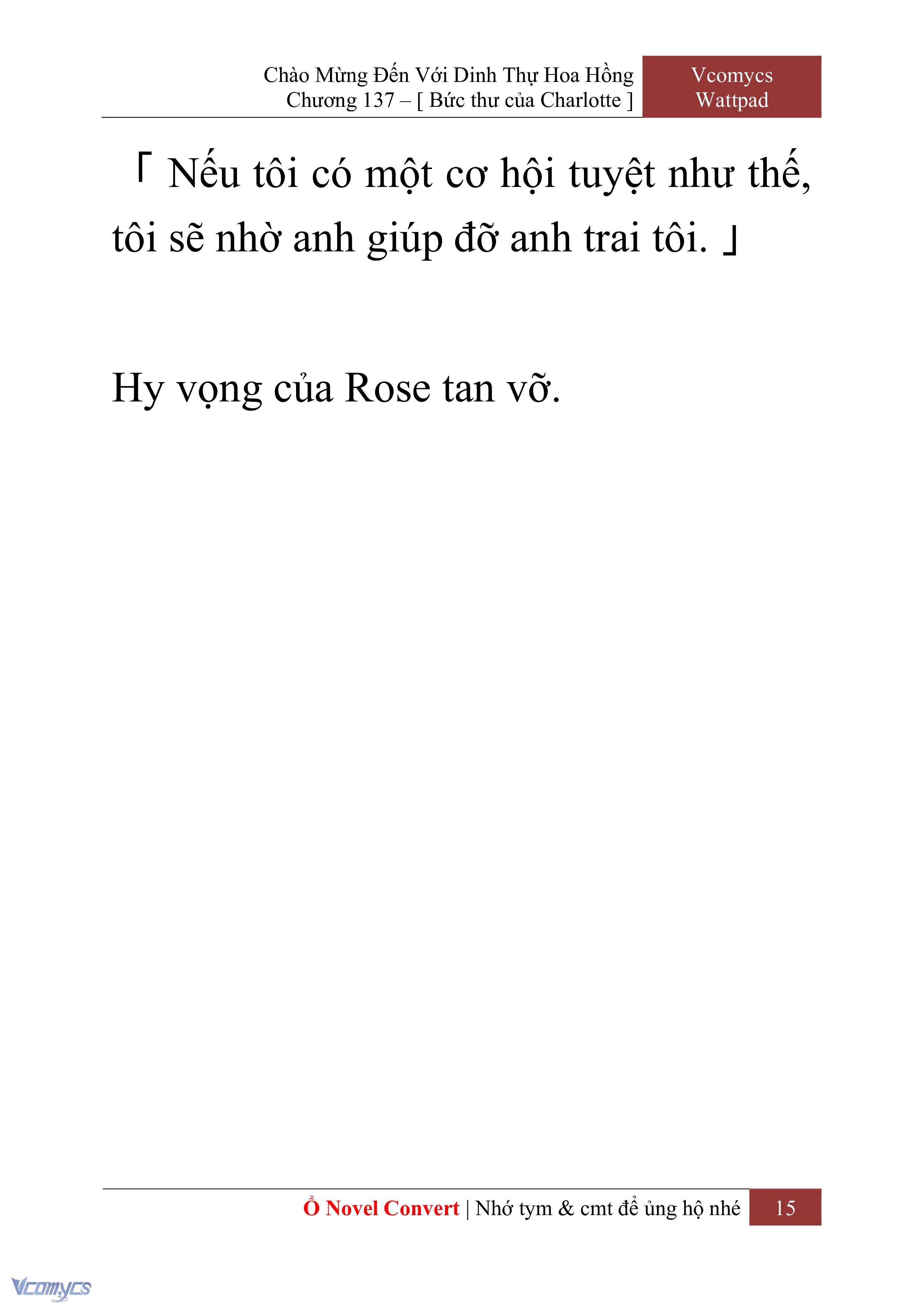 [Novel] Chào Mừng Đến Với Dinh Thự Hoa Hồng Chap 137 - Trang 2
