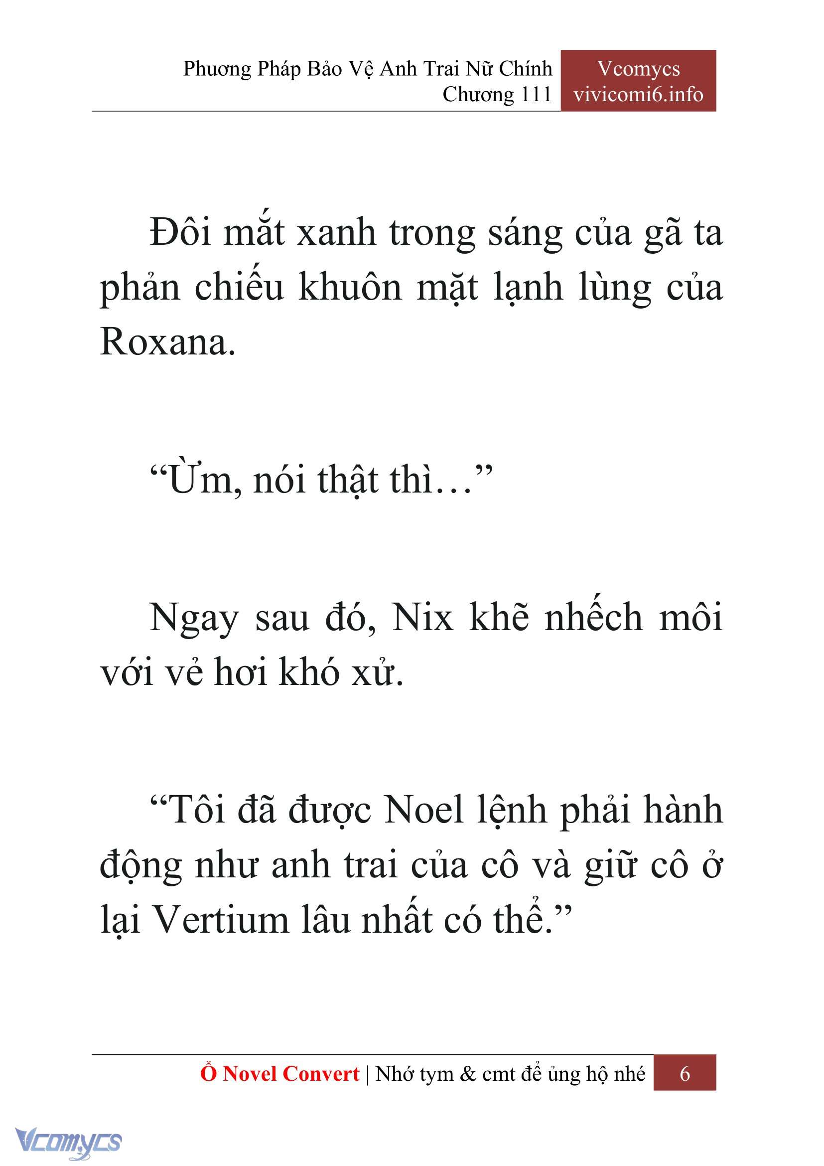 [Novel] Phương Pháp Bảo Vệ Anh Trai Nữ Chính Chap 111 - Trang 2