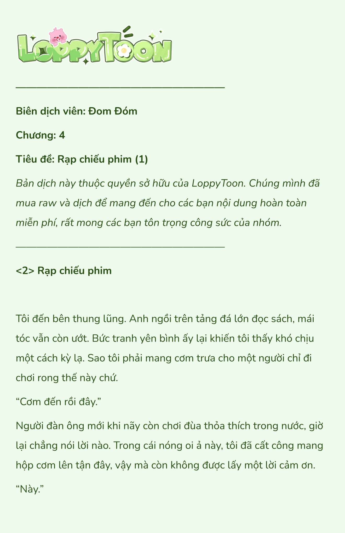 [Novel] Khúc Hát Giữa Mùa Hè Chap 4 - Trang 2