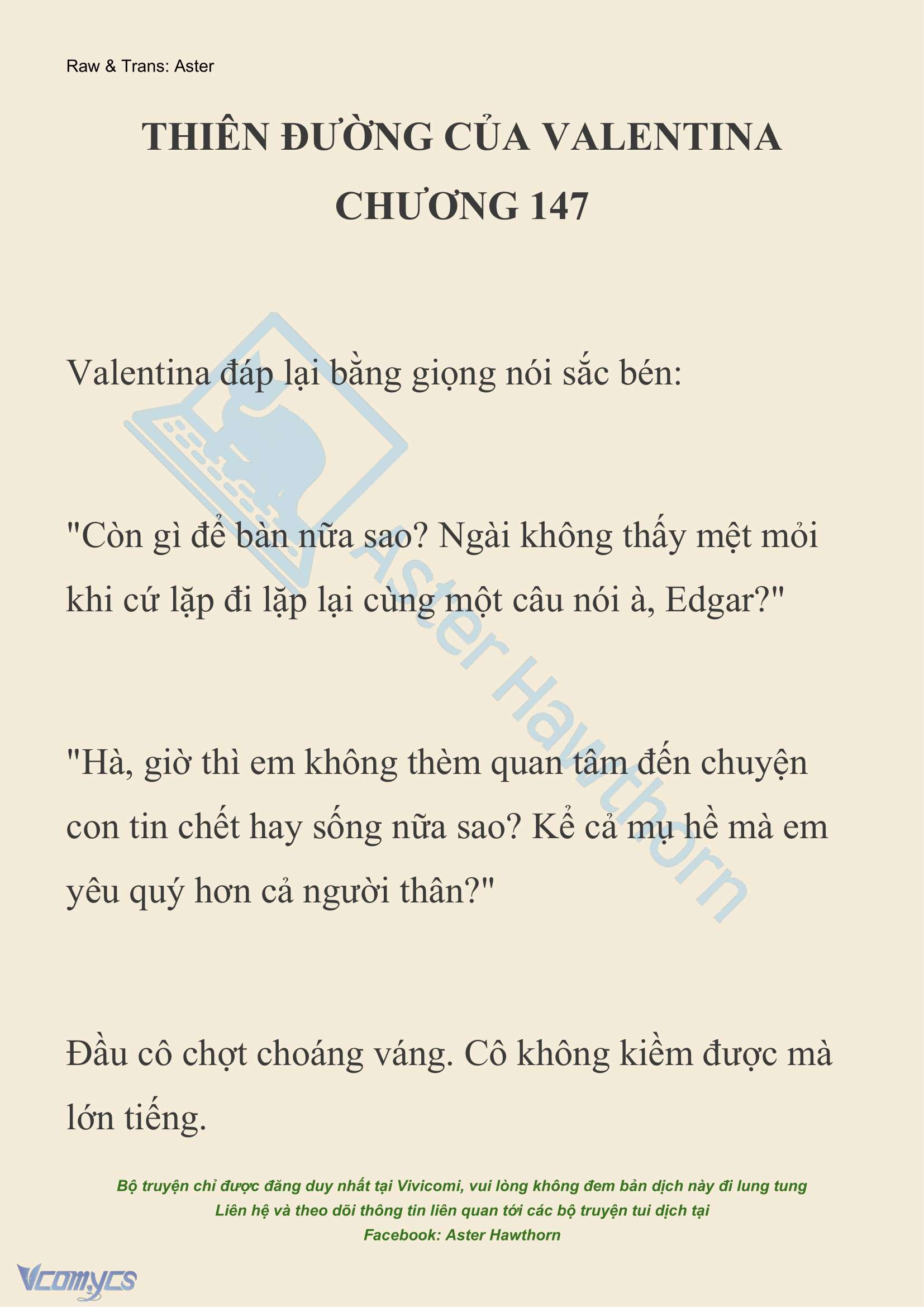 [NOVEL] Thiên Đường Của Valentina Chap 147 - Trang 2