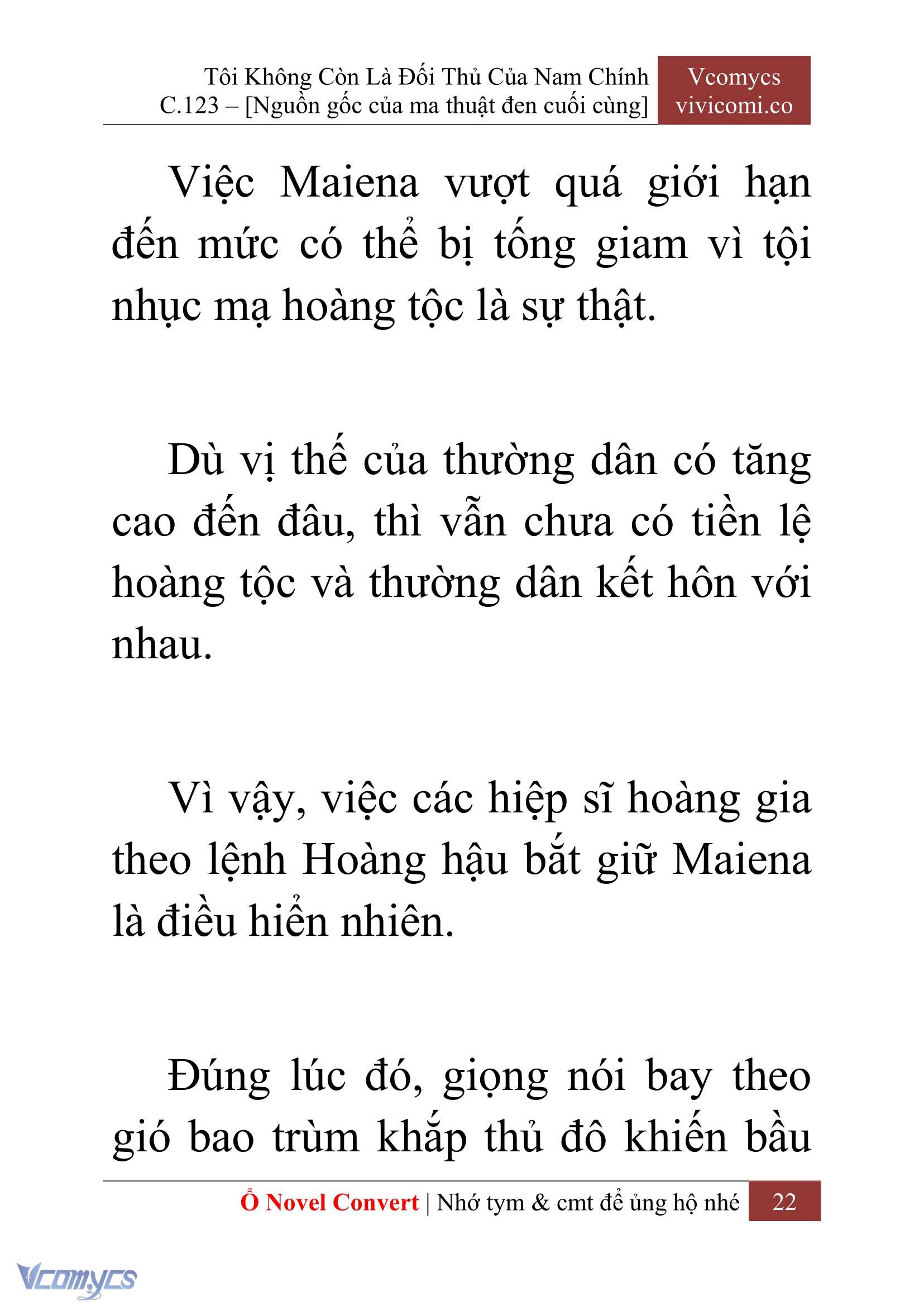 [Novel] Tôi Không Còn Là Đối Thủ Của Nam Chính Chap 123 - Trang 2
