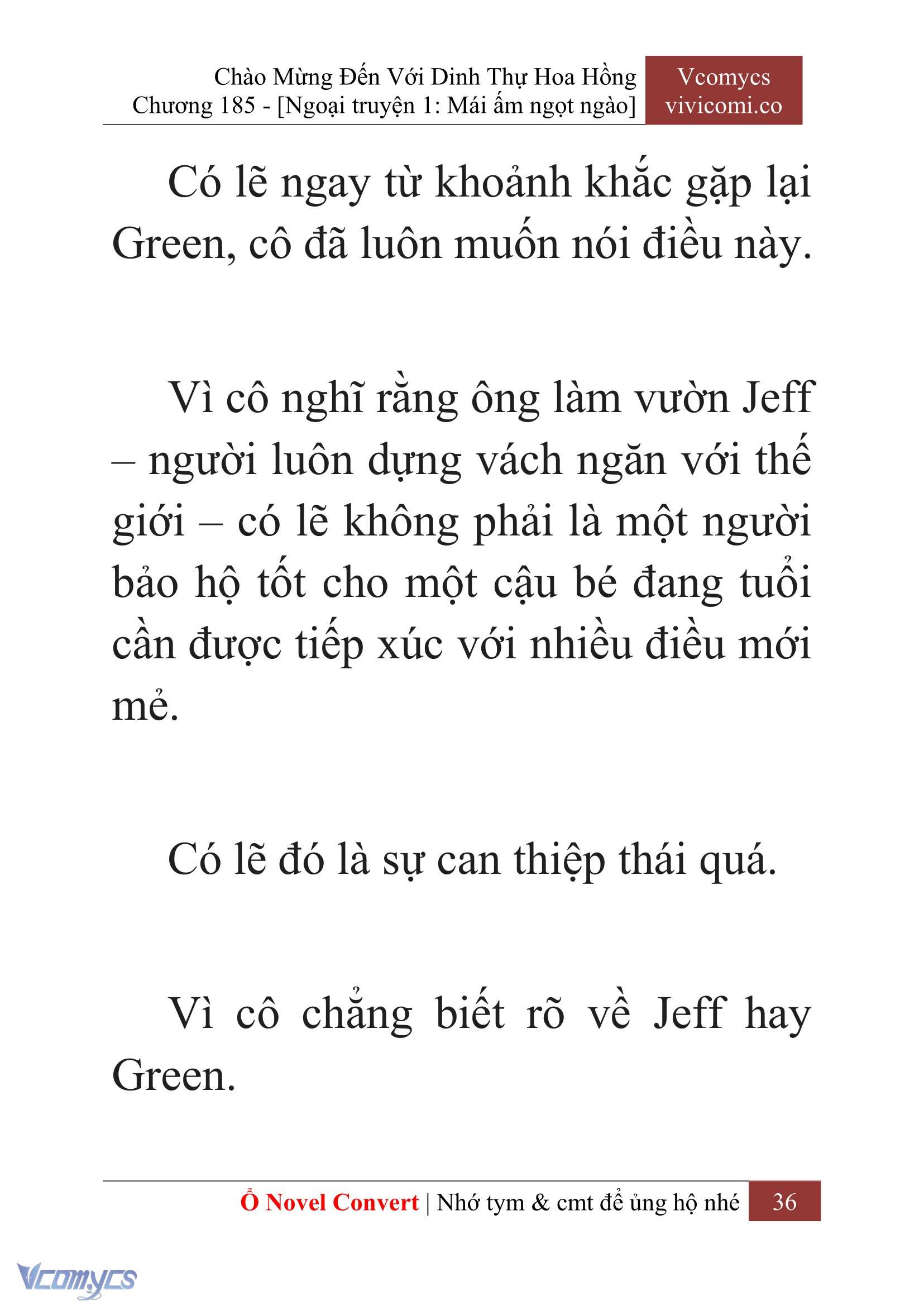 [Novel] Chào Mừng Đến Với Dinh Thự Hoa Hồng Chap 185 - Trang 2
