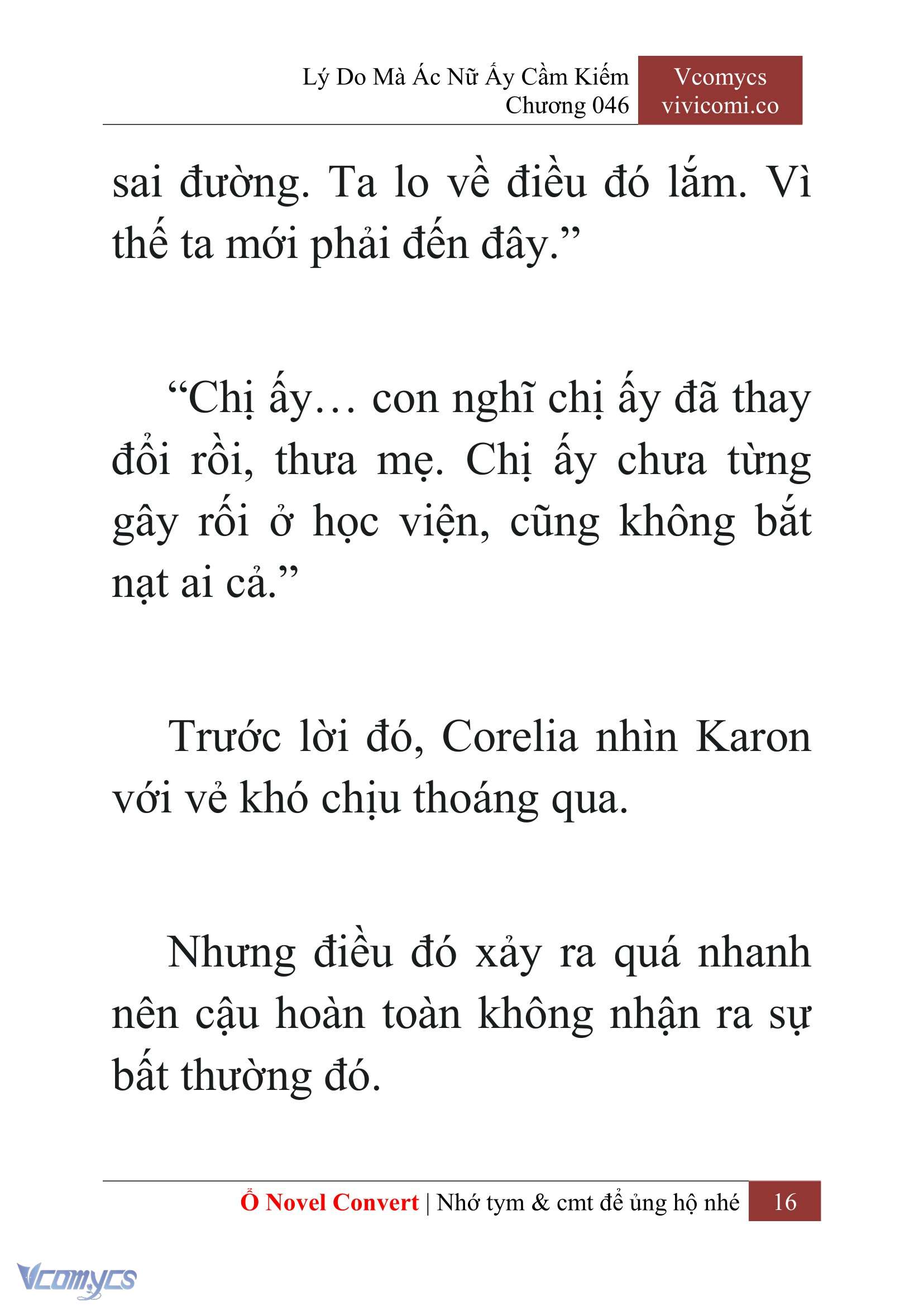 [Novel] Lý Do Mà Ác Nữ Ấy Cầm Kiếm Chap 46 - Trang 2