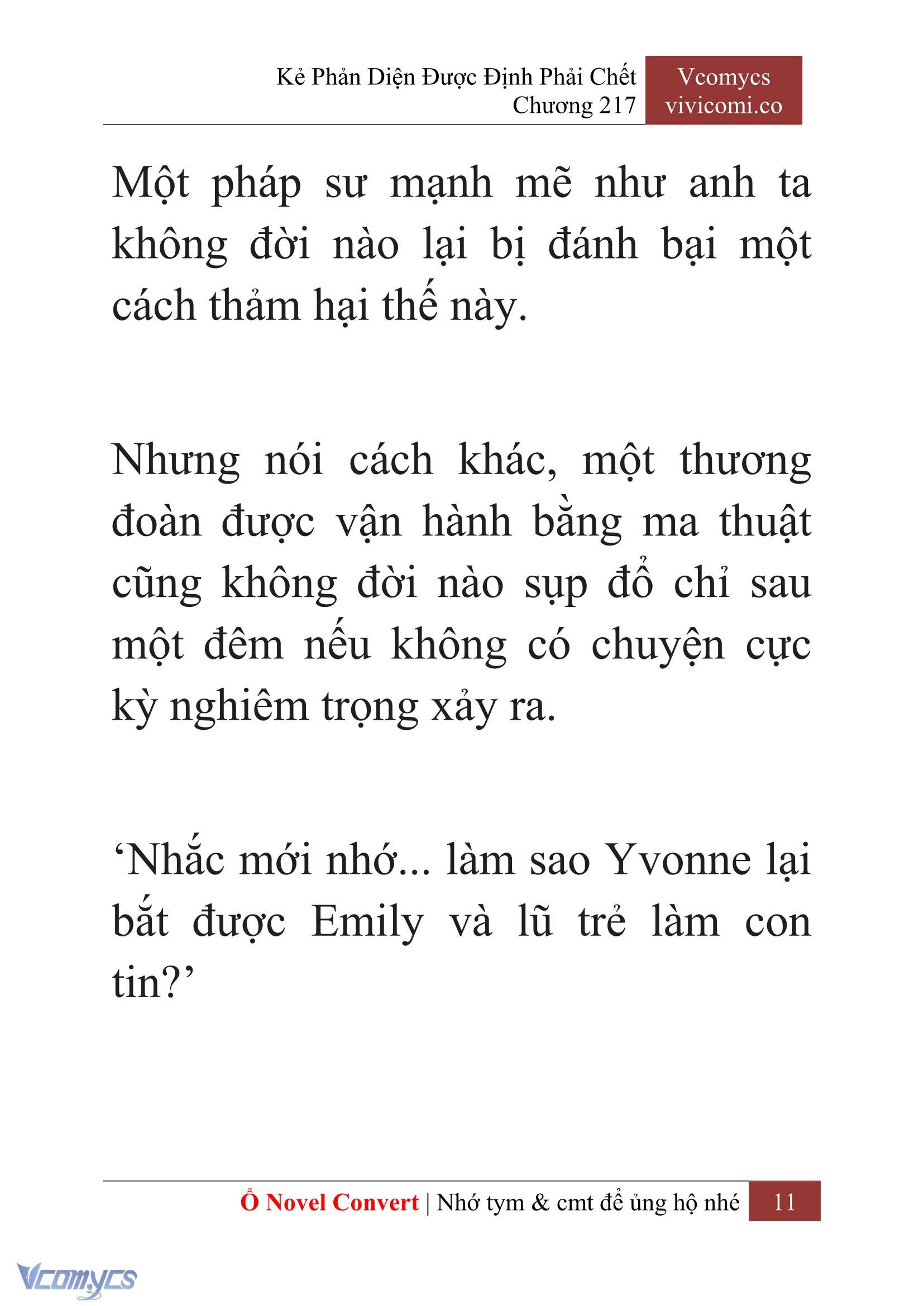 [Novel] Kẻ Phản Diện Được Định Phải Chết Chap 217 - Next Chap 218