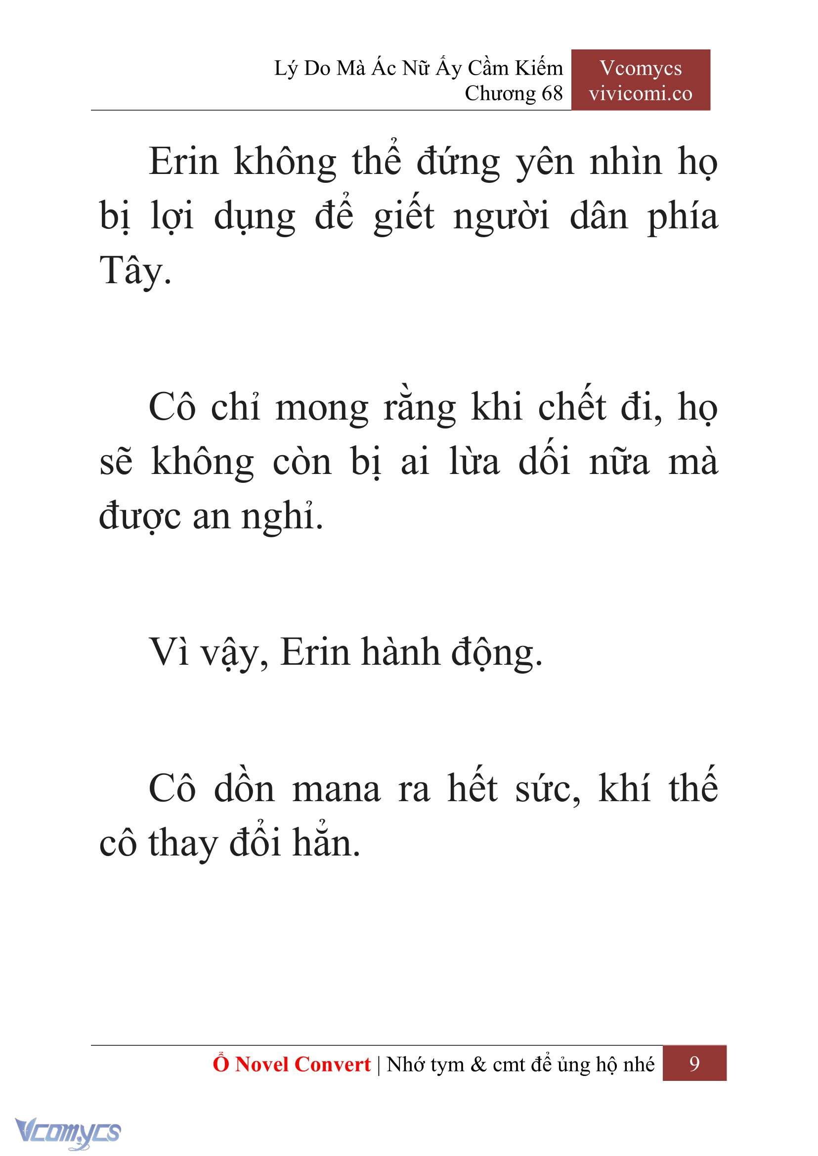 [Novel] Lý Do Mà Ác Nữ Ấy Cầm Kiếm Chap 68 - Next Chap 69