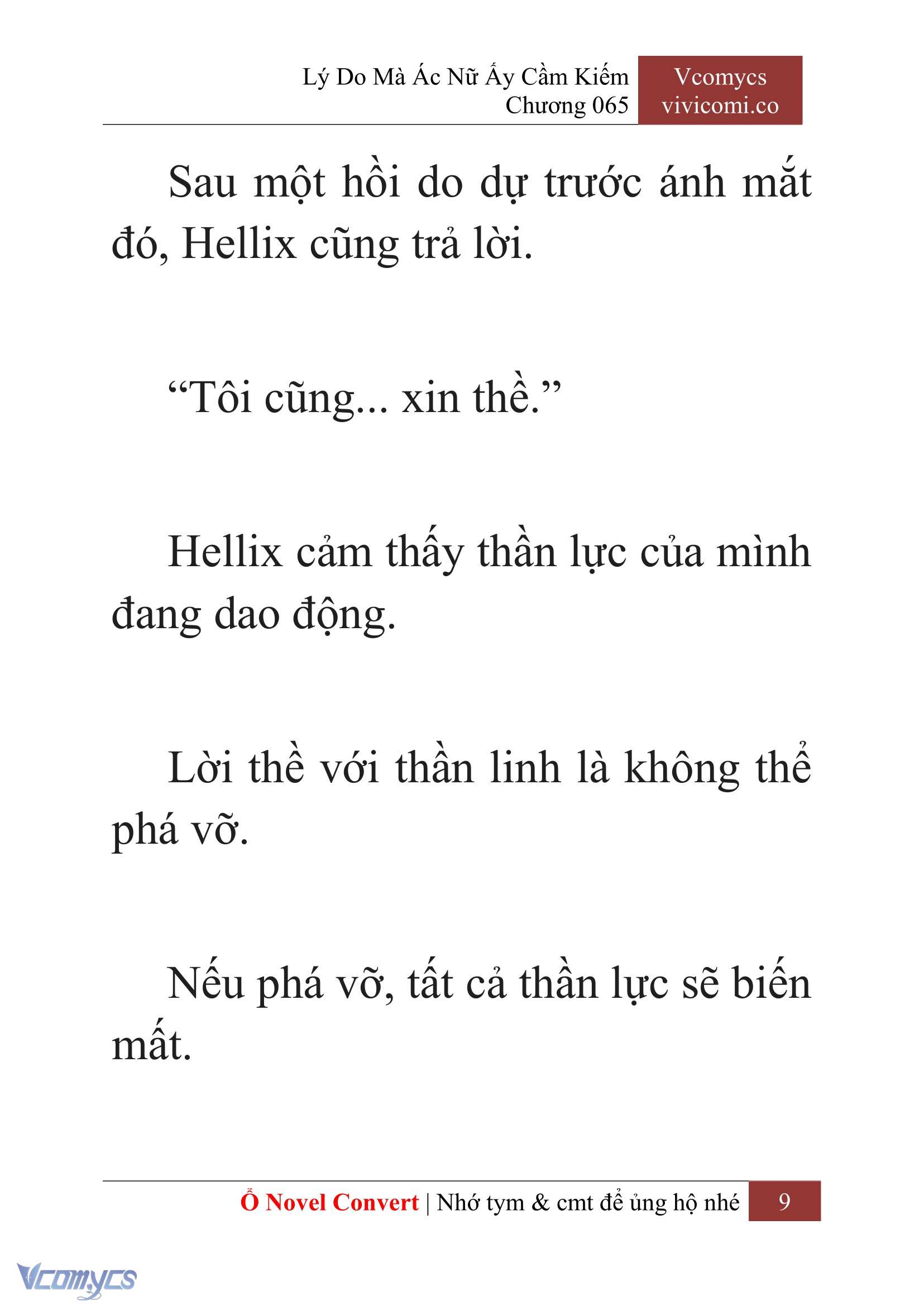[Novel] Lý Do Mà Ác Nữ Ấy Cầm Kiếm Chap 65 - Next Chap 66