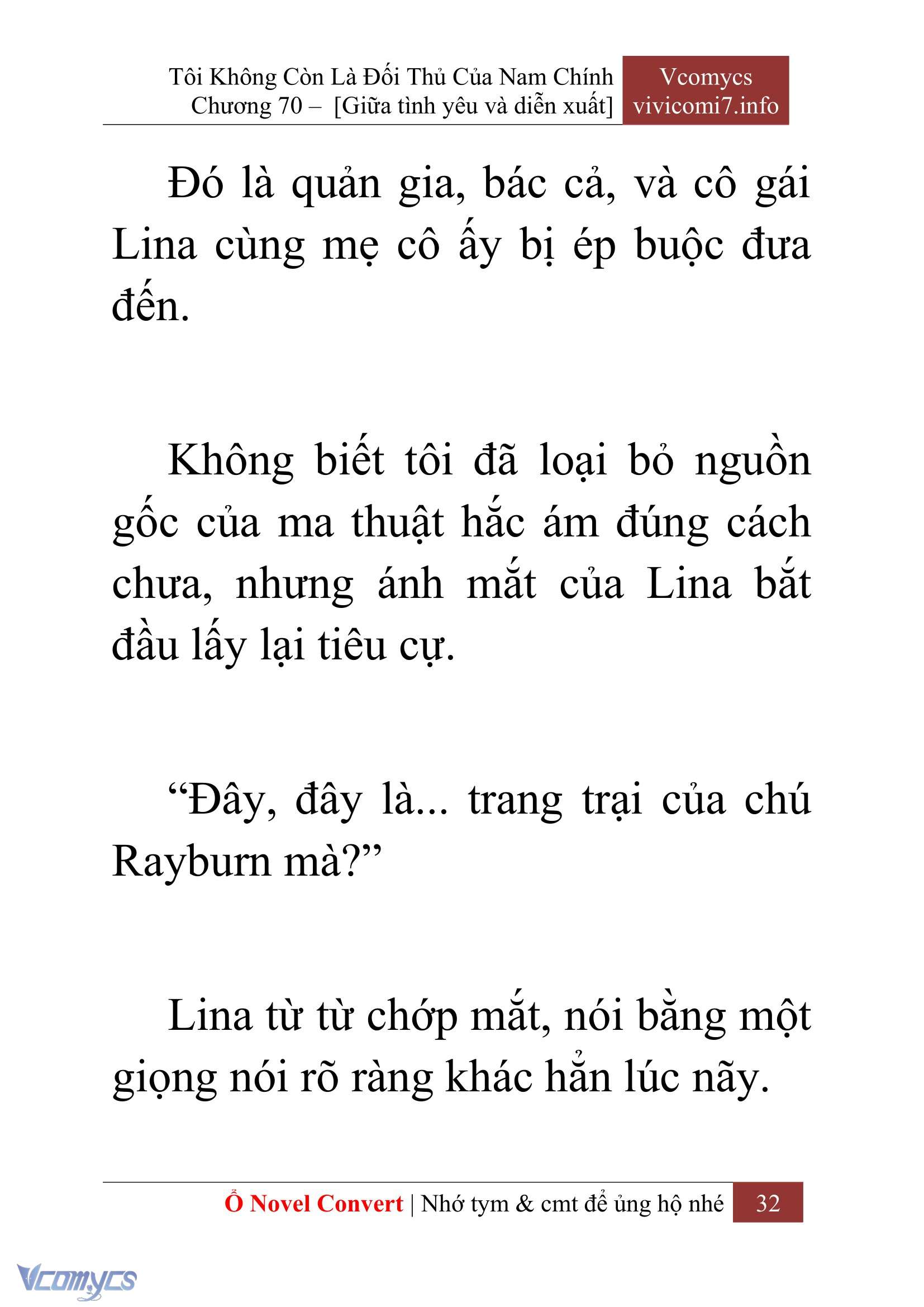 [Novel] Tôi Không Còn Là Đối Thủ Của Nam Chính Chap 70 - Trang 2