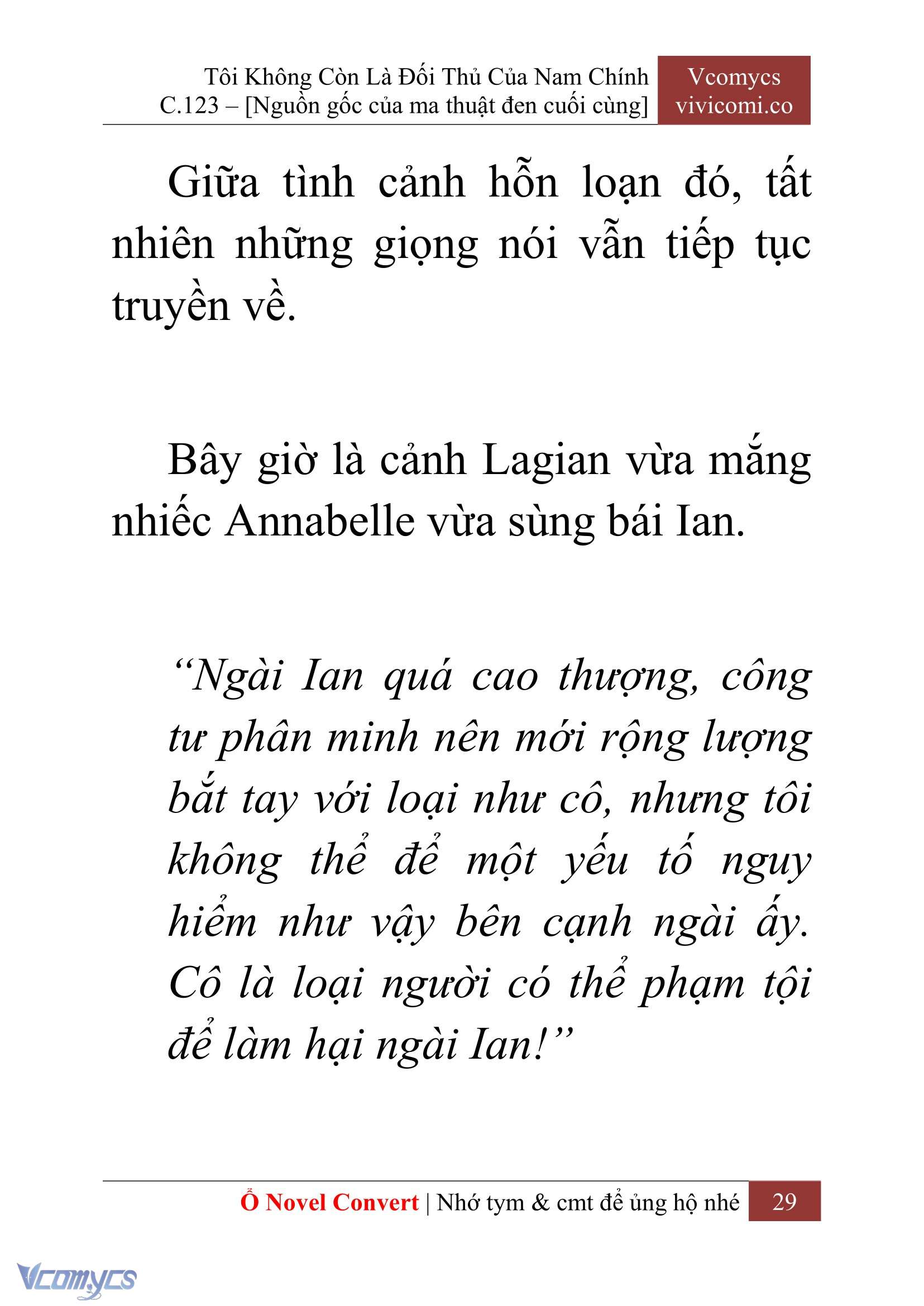 [Novel] Tôi Không Còn Là Đối Thủ Của Nam Chính Chap 123 - Trang 2