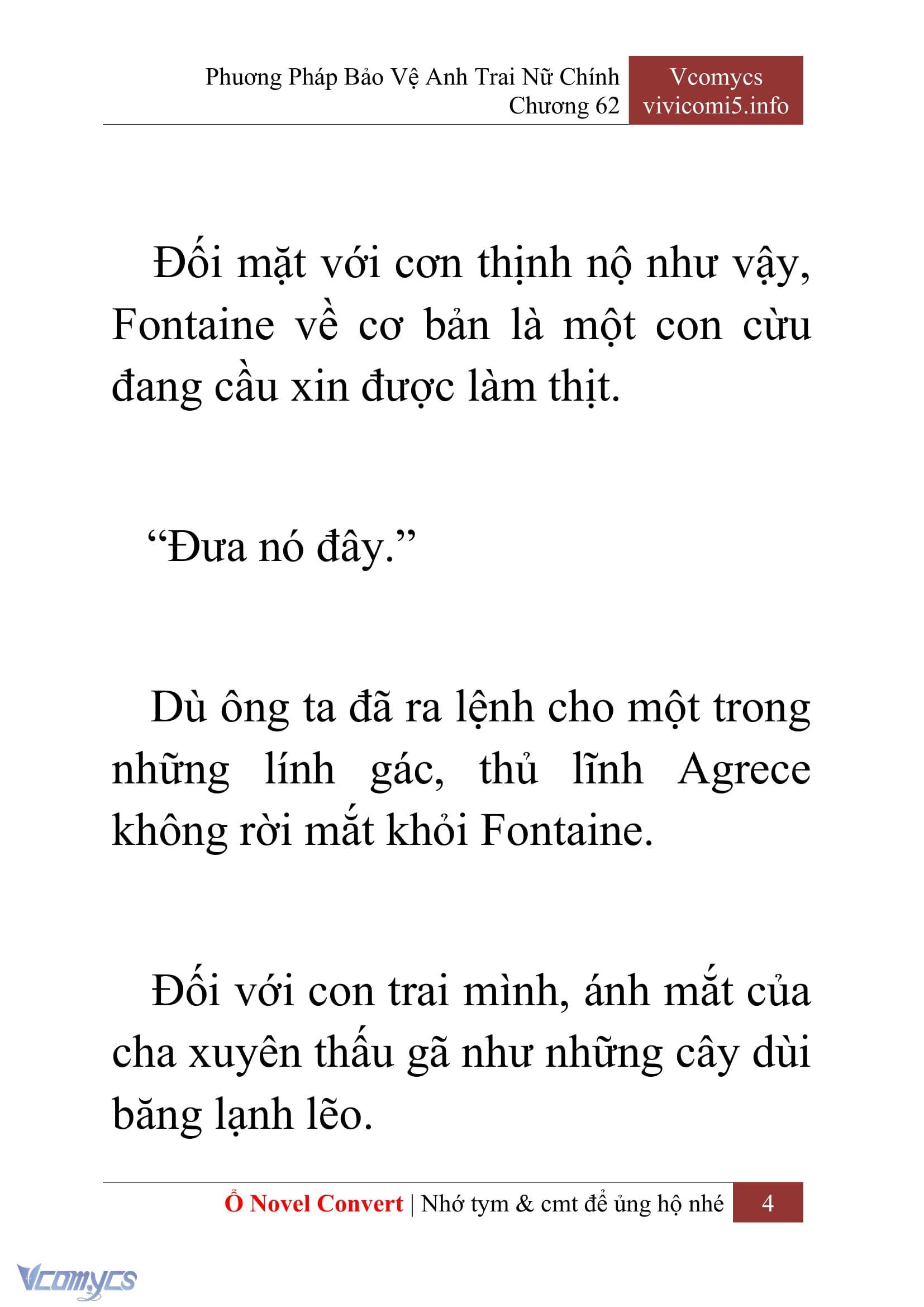 [Novel] Phương Pháp Bảo Vệ Anh Trai Nữ Chính Chap 62 - Trang 2