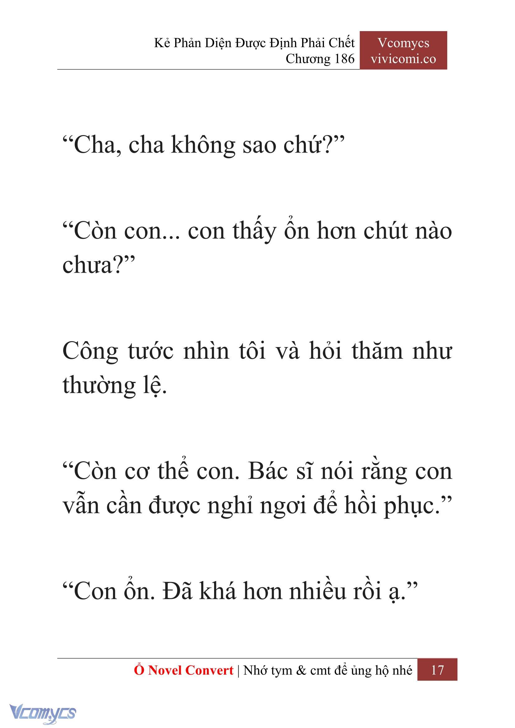 [Novel] Kẻ Phản Diện Được Định Phải Chết Chap 186 - Trang 2