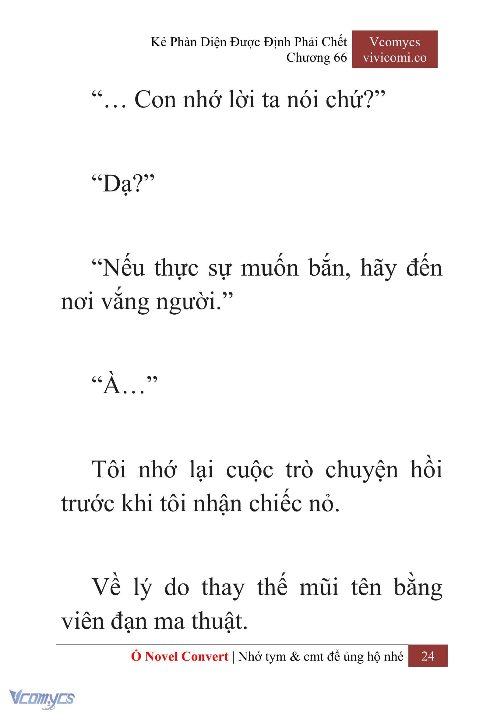 [Novel] Kẻ Phản Diện Được Định Phải Chết Chap 66 - Trang 2