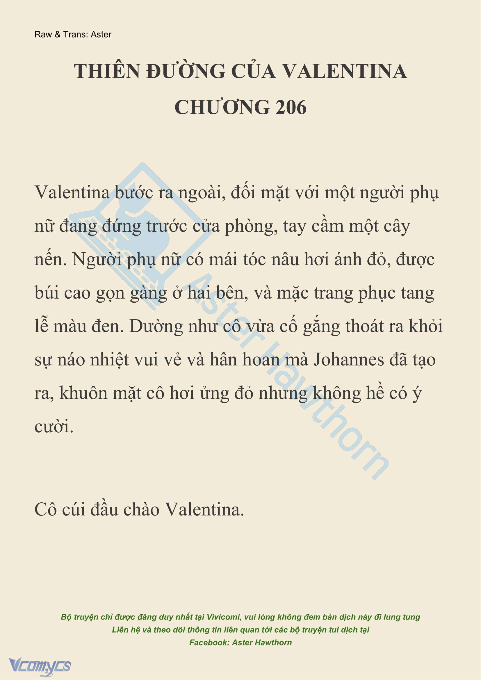 [NOVEL] Thiên Đường Của Valentina Chap 206 - Trang 2