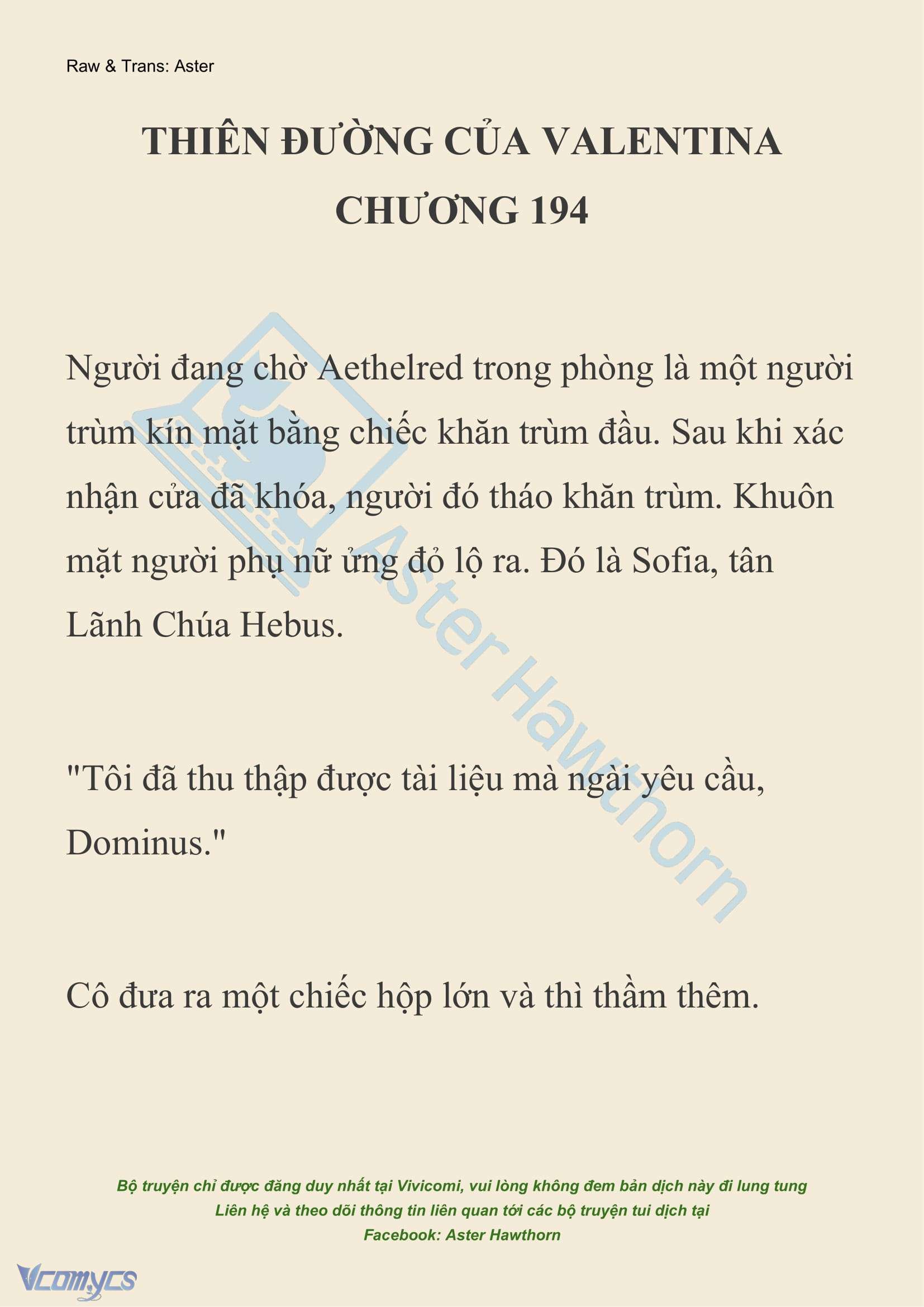[NOVEL] Thiên Đường Của Valentina Chap 194 - Trang 2