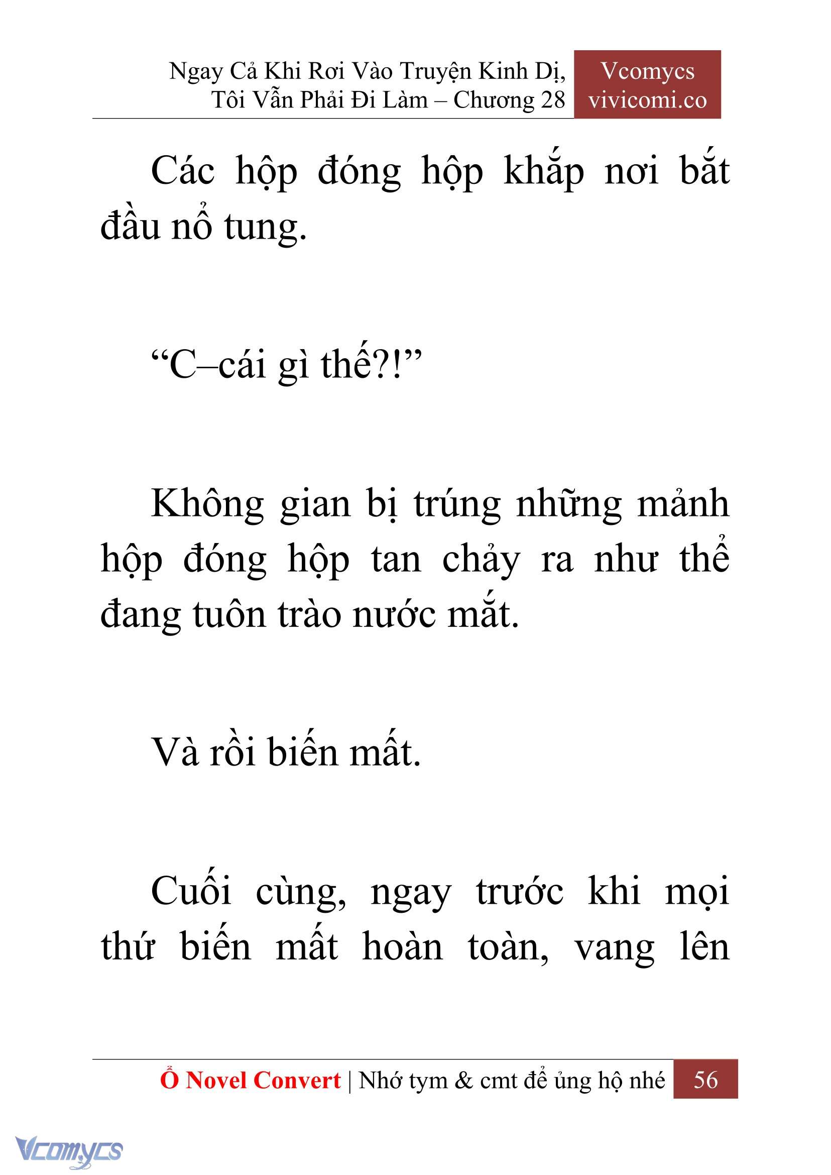 [Novel] Ngay Cả Khi Rơi Vào Truyện Kinh Dị, Tôi Vẫn Phải Đi Làm Chap 28 - Trang 2