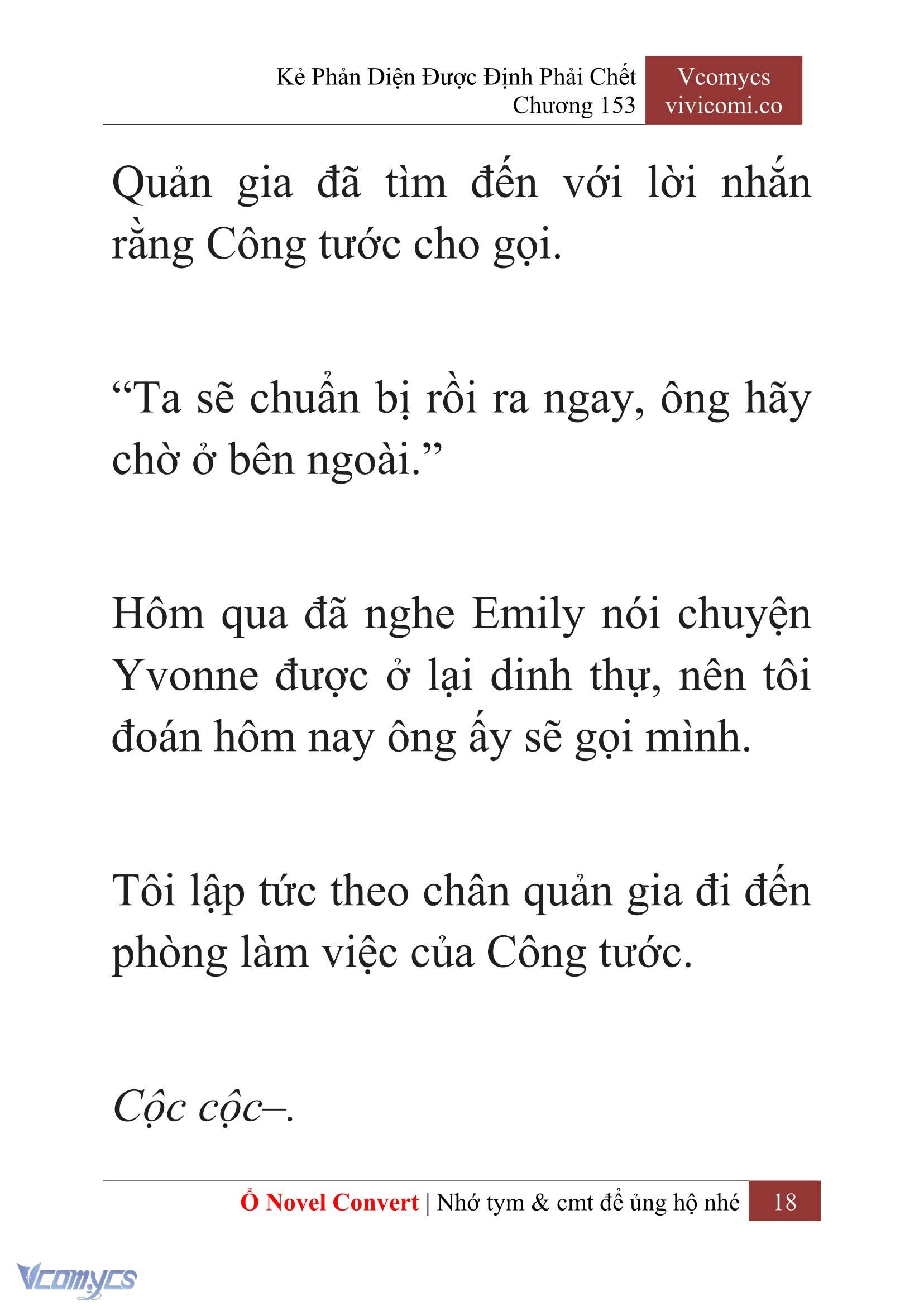 [Novel] Kẻ Phản Diện Được Định Phải Chết Chap 153 - Trang 2
