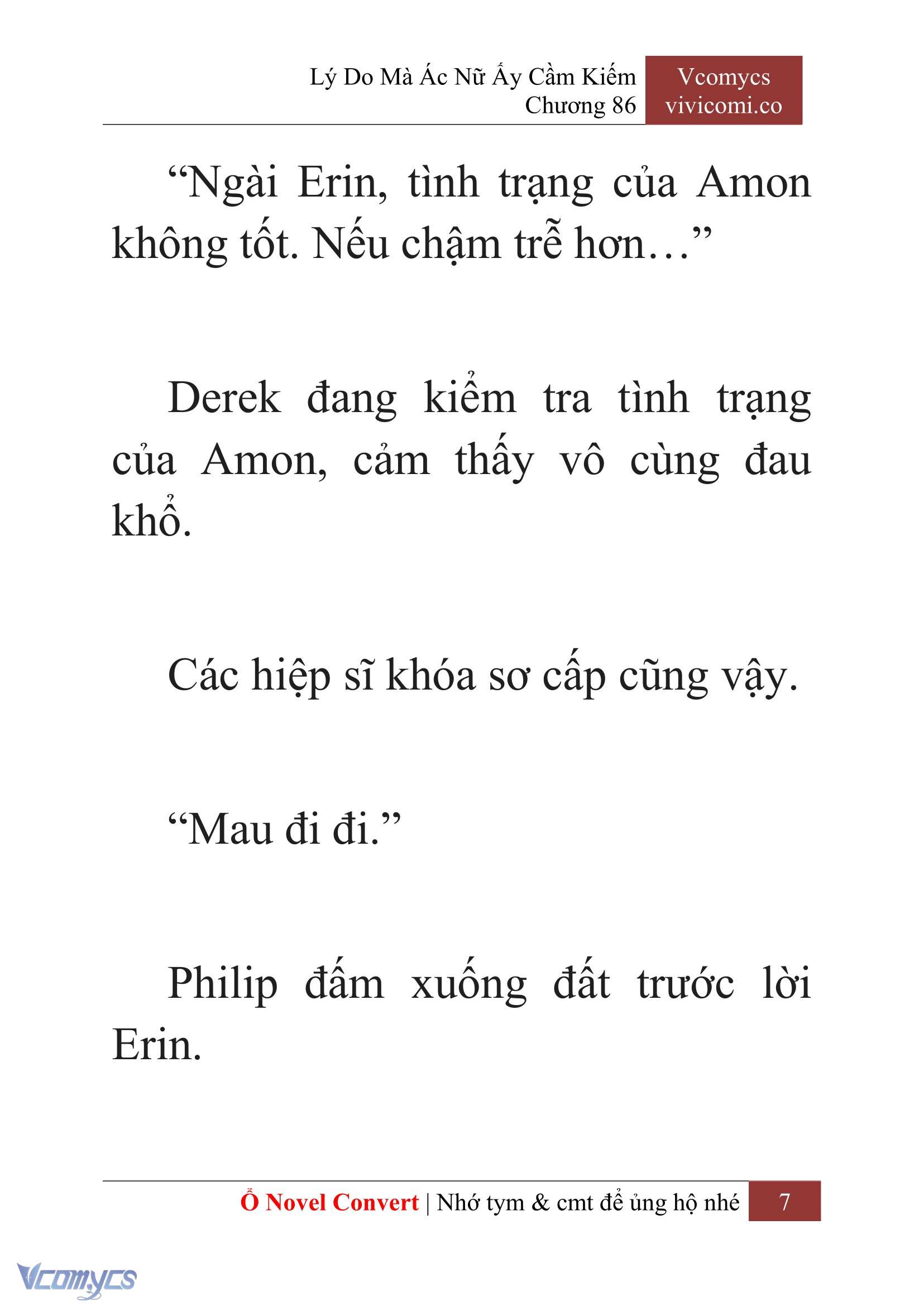 [Novel] Lý Do Mà Ác Nữ Ấy Cầm Kiếm Chap 86 - Next Chap 87