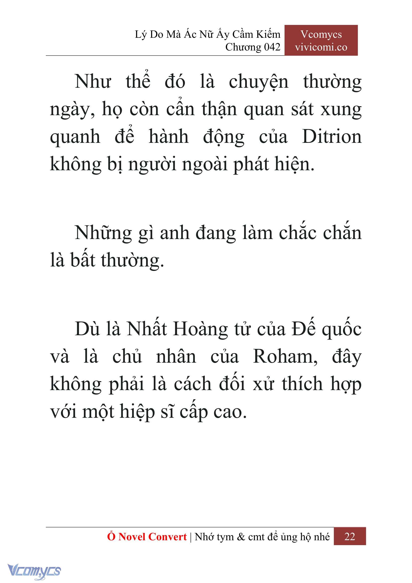 [Novel] Lý Do Mà Ác Nữ Ấy Cầm Kiếm Chap 42 - Next Chap 43