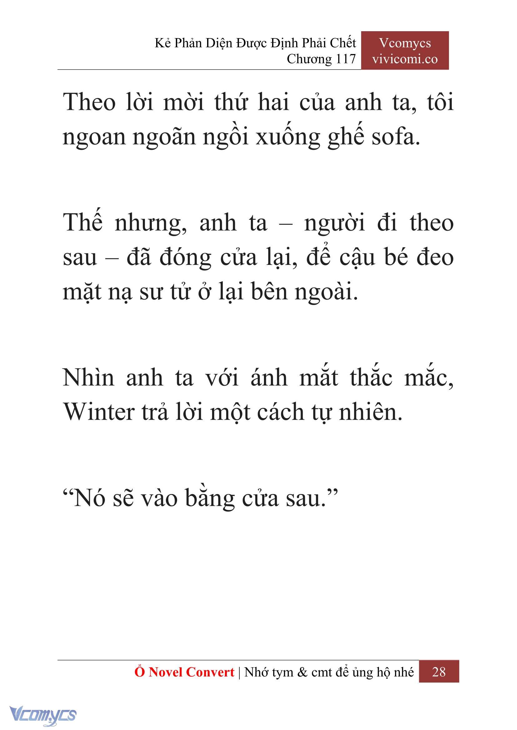 [Novel] Kẻ Phản Diện Được Định Phải Chết Chap 117 - Trang 2