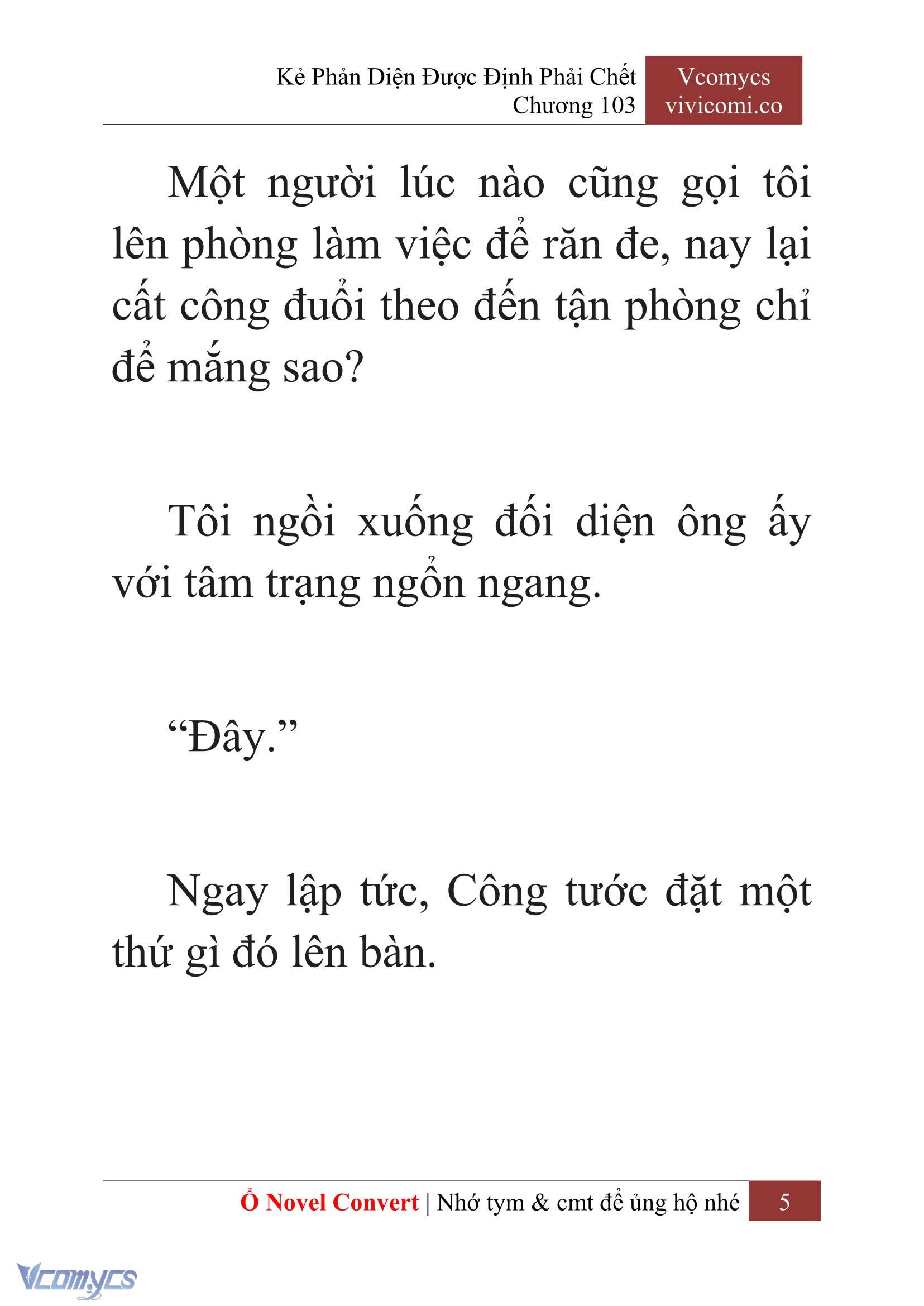 [Novel] Kẻ Phản Diện Được Định Phải Chết Chap 103 - Next Chap 104