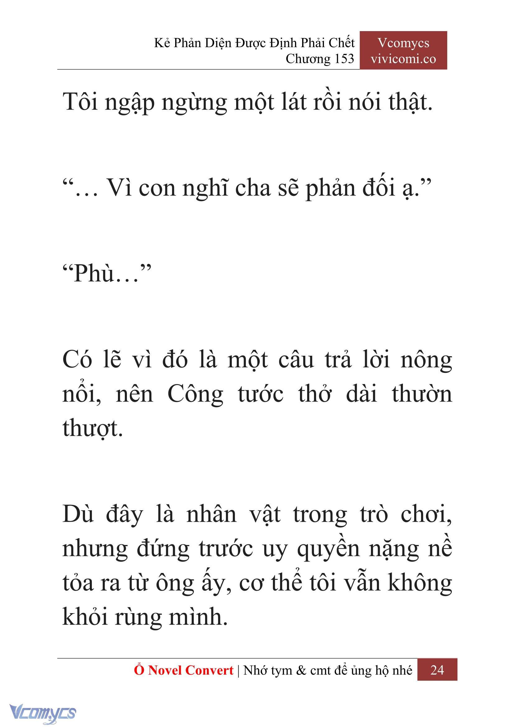 [Novel] Kẻ Phản Diện Được Định Phải Chết Chap 153 - Trang 2