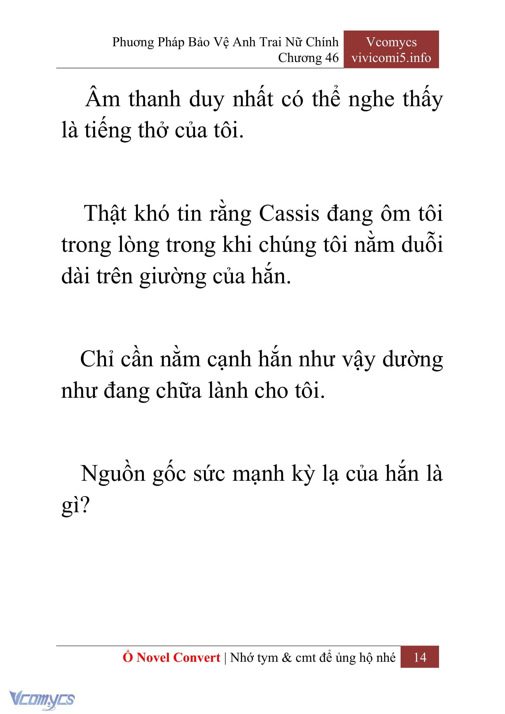 [Novel] Phương Pháp Bảo Vệ Anh Trai Nữ Chính Chap 46 - Trang 2