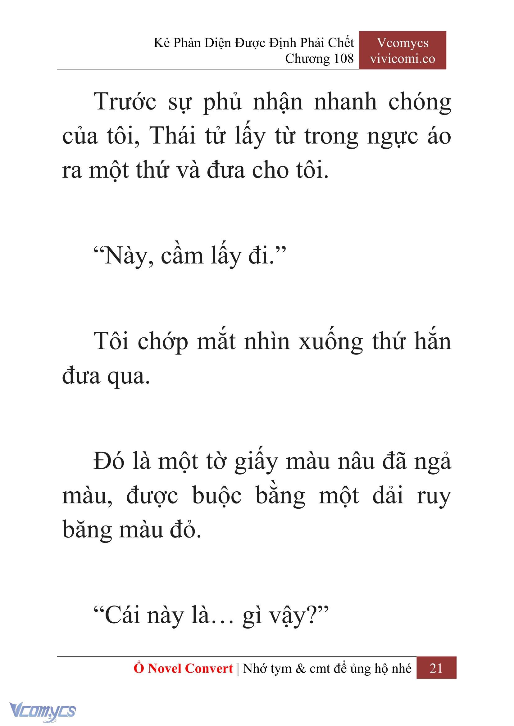 [Novel] Kẻ Phản Diện Được Định Phải Chết Chap 108 - Next Chap 109
