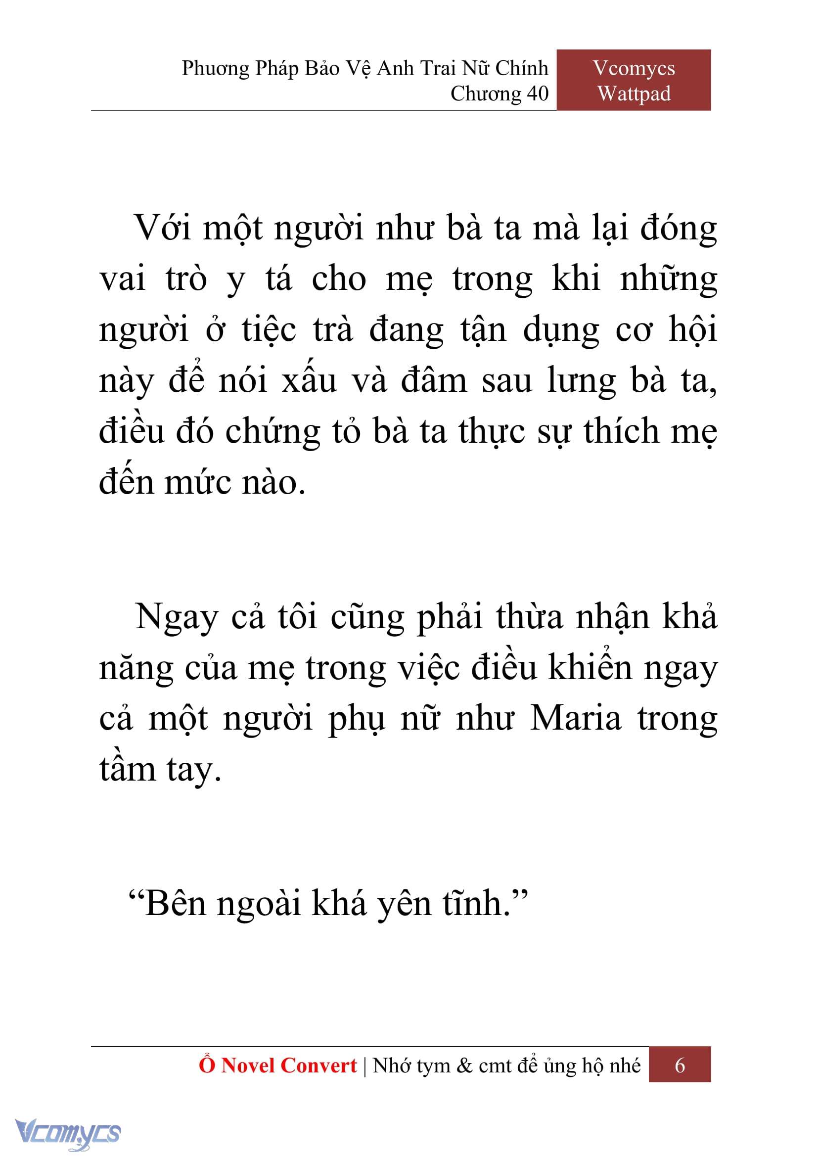 [Novel] Phương Pháp Bảo Vệ Anh Trai Nữ Chính Chap 40 - Trang 2