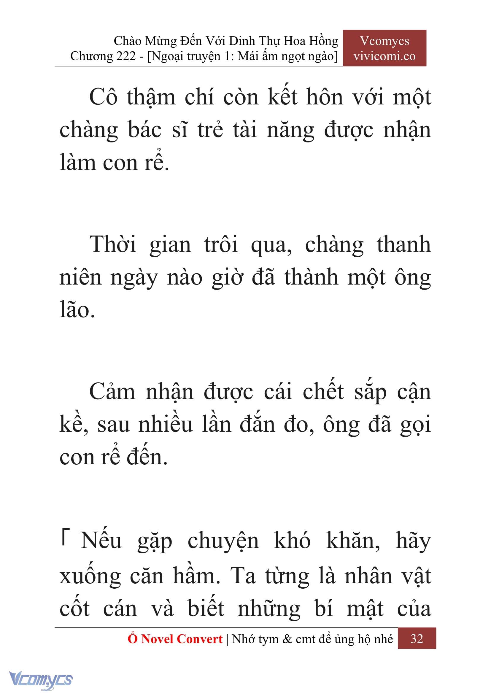 [Novel] Chào Mừng Đến Với Dinh Thự Hoa Hồng Chap 222 - Next Chap 223