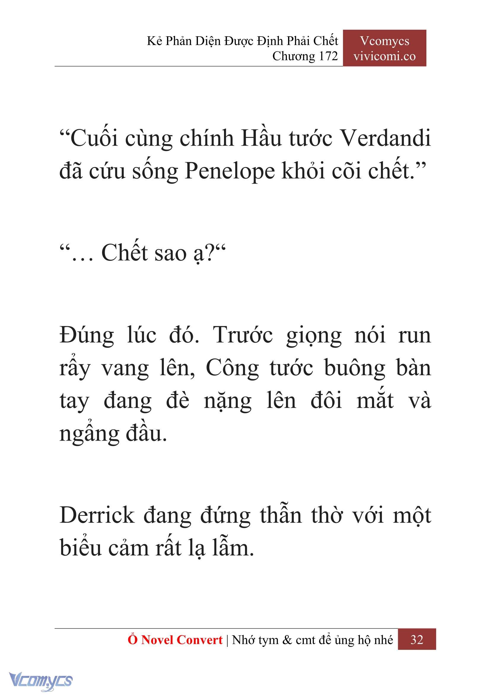 [Novel] Kẻ Phản Diện Được Định Phải Chết Chap 172 - Trang 2