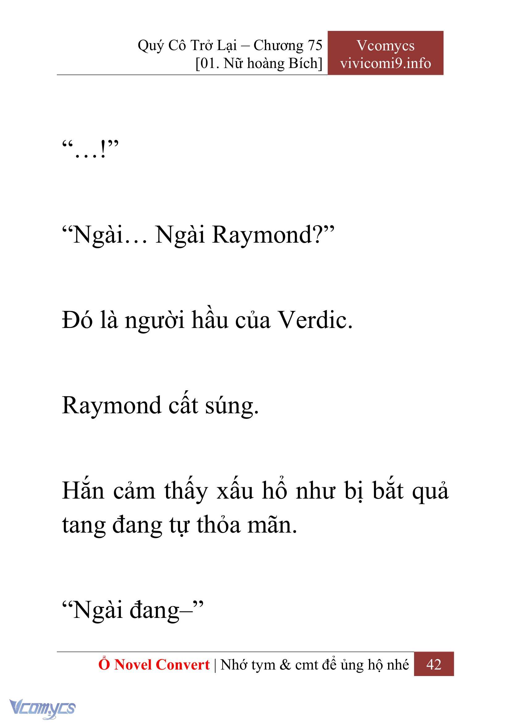 [Novel] Quý Cô Trở Lại Chap 75 - Trang 2
