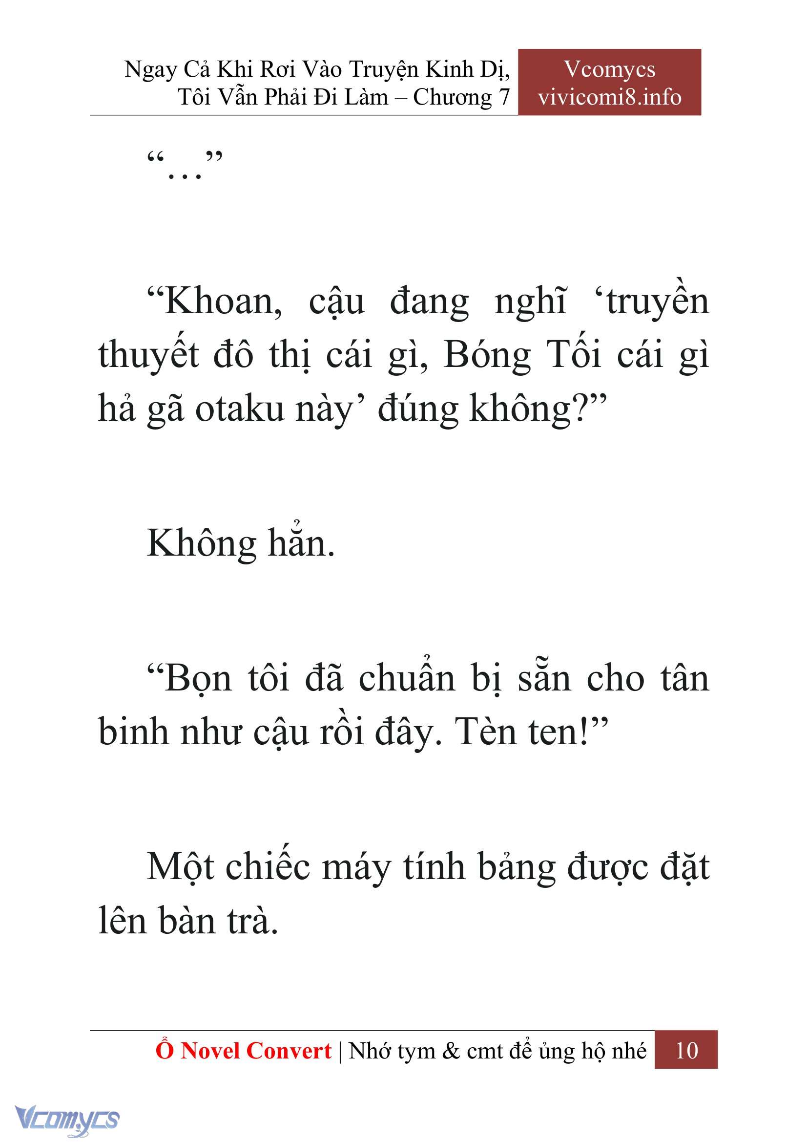 [Novel] Ngay Cả Khi Rơi Vào Truyện Kinh Dị, Tôi Vẫn Phải Đi Làm Chap 7 - Trang 2