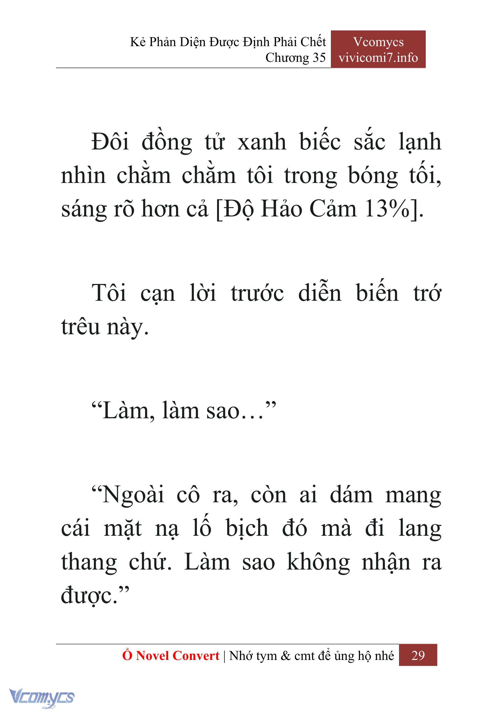 [Novel] Kẻ Phản Diện Được Định Phải Chết Chap 35 - Next Chap 36